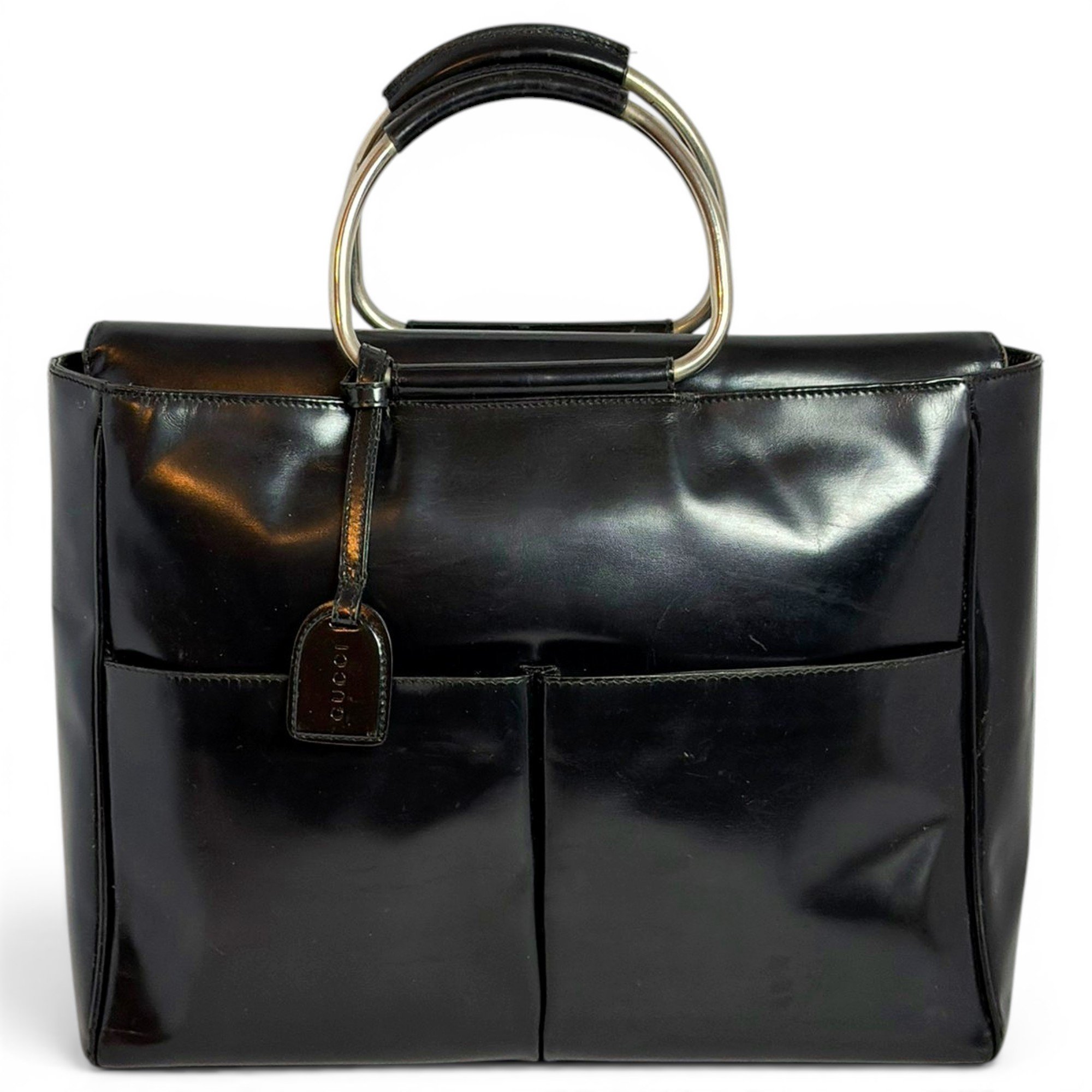 Leather satchel
