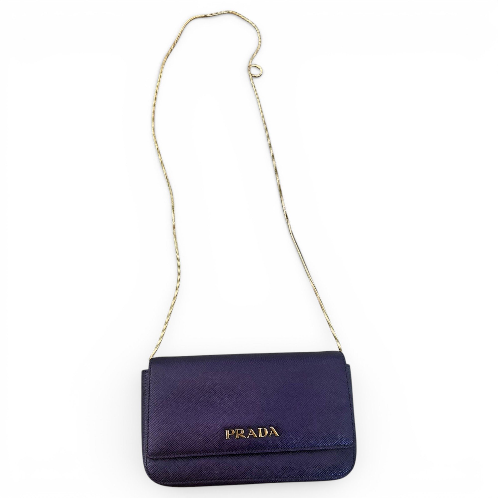 Leather clutch bag