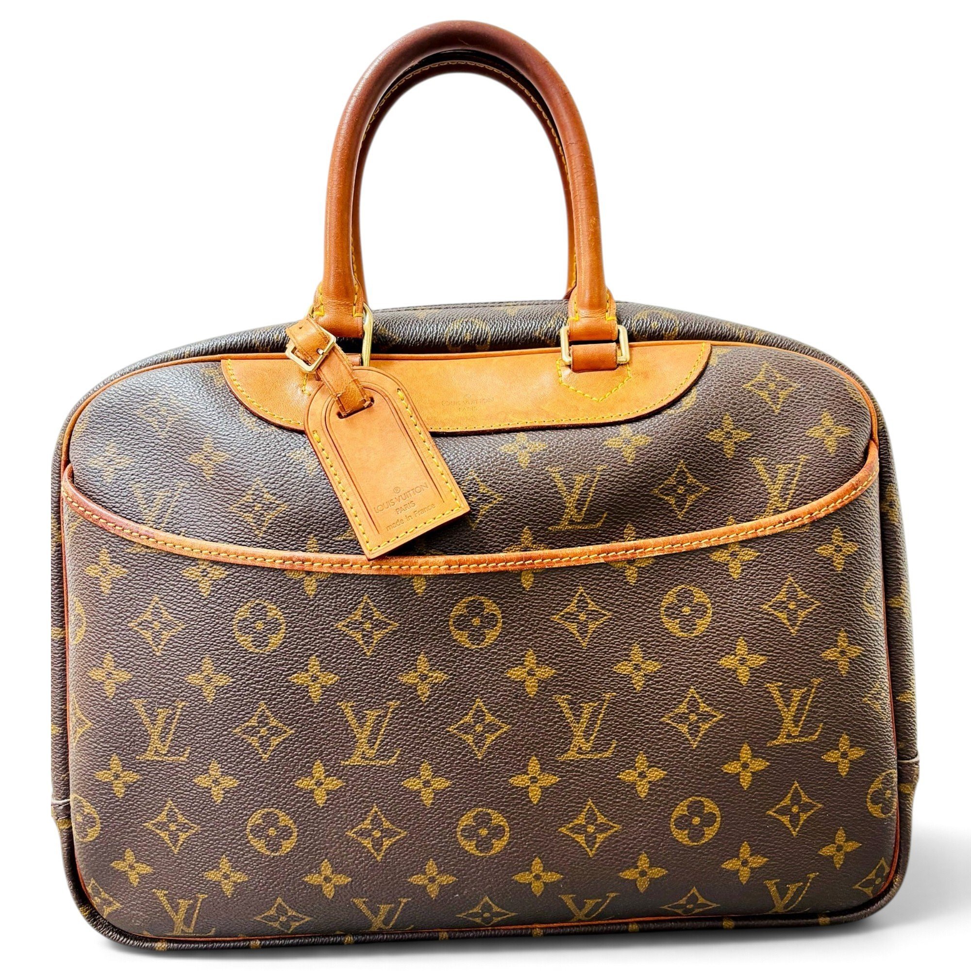 Deauville leather handbag