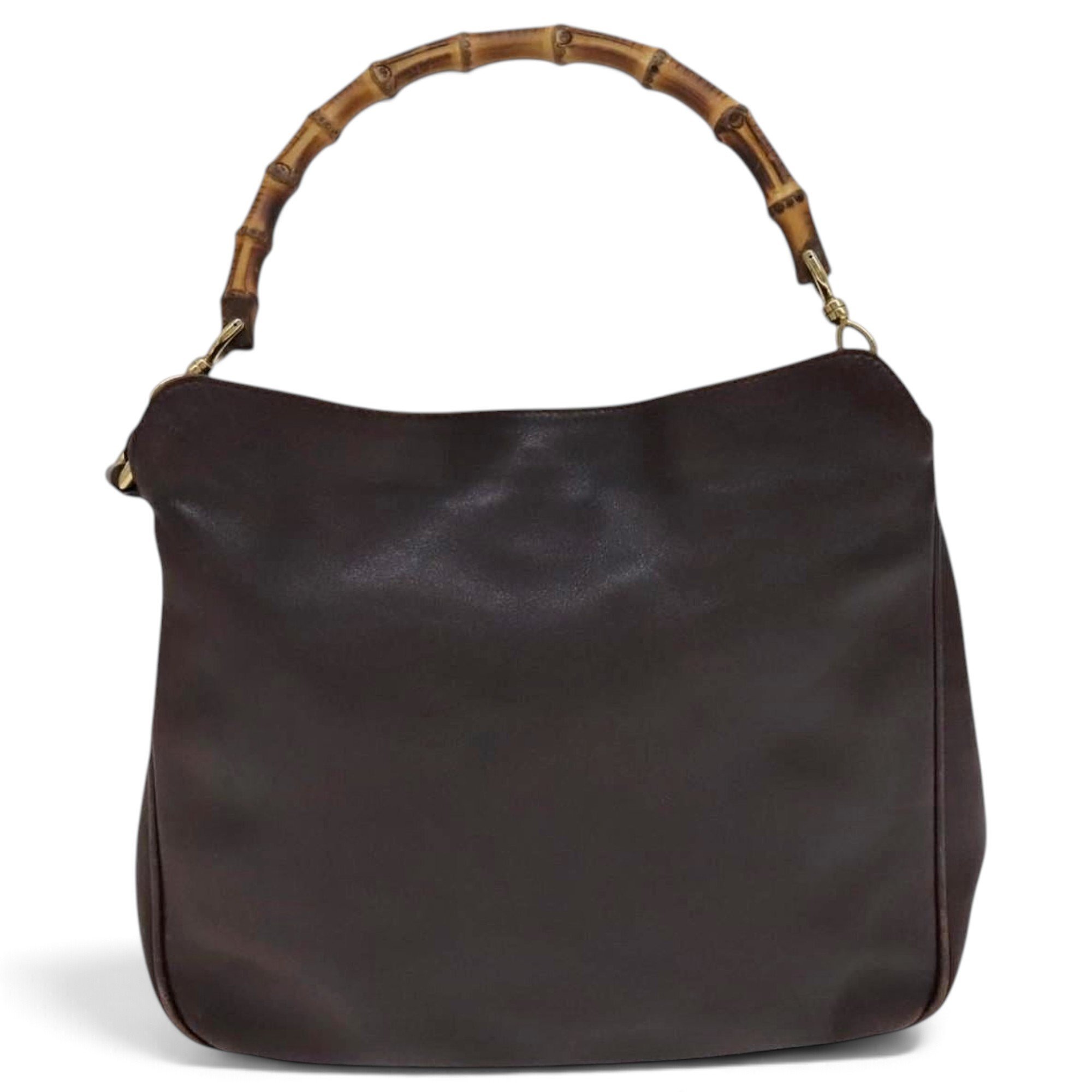 Bamboo leather handbag