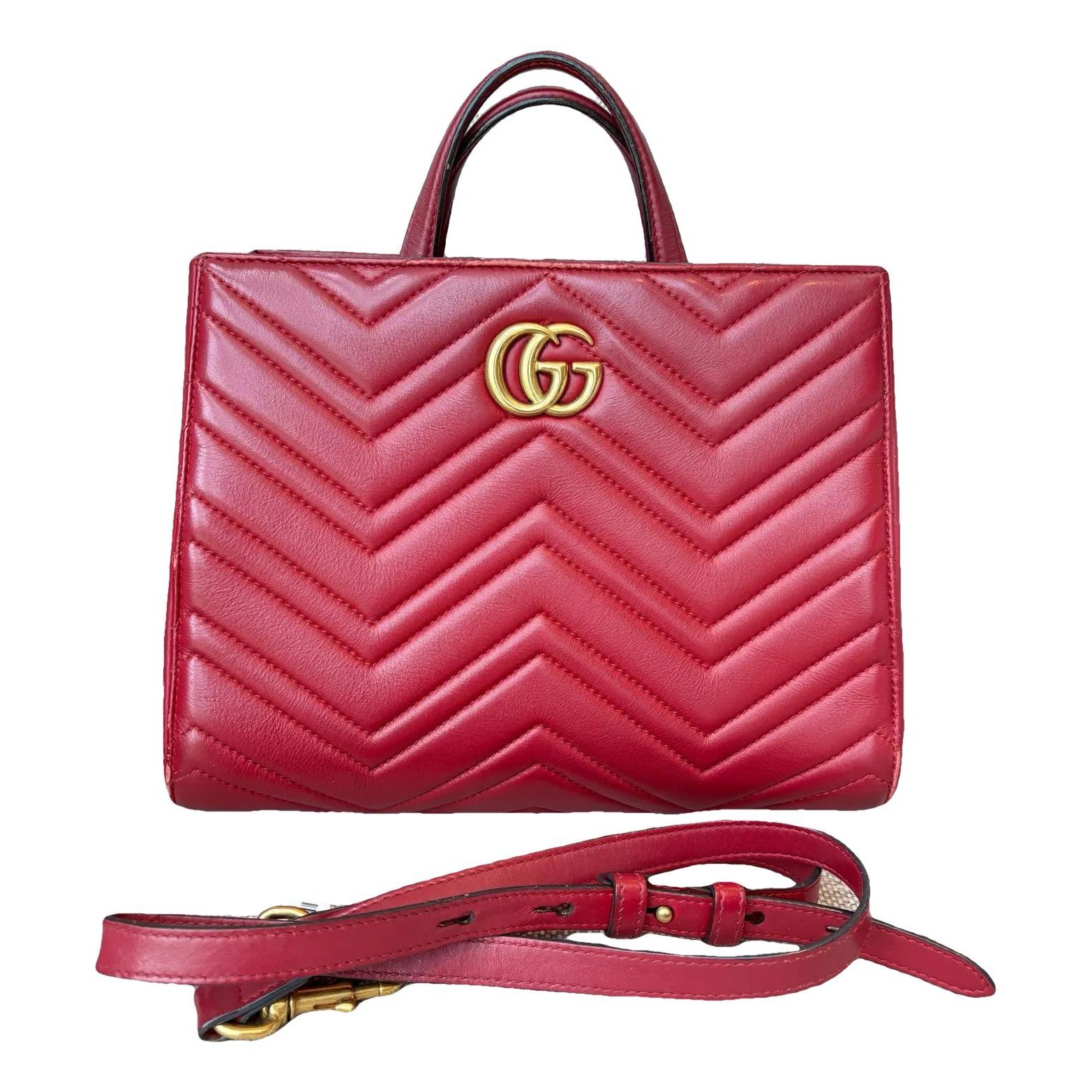 GG Marmont Shopping leather crossbody bag