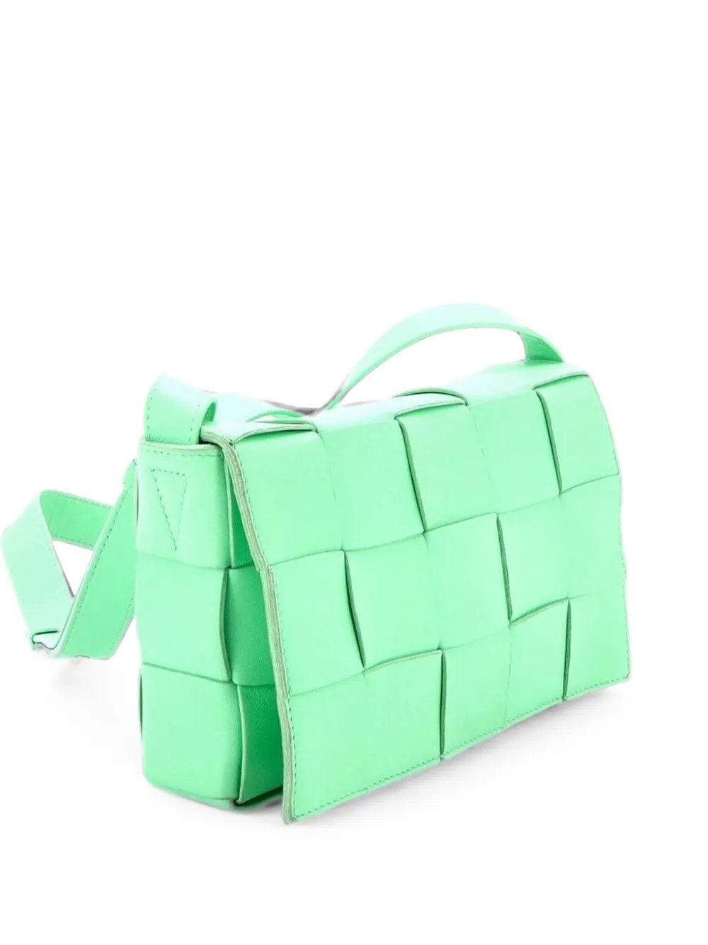 Cassette Maxi Intrecciato Leather crossbody bag