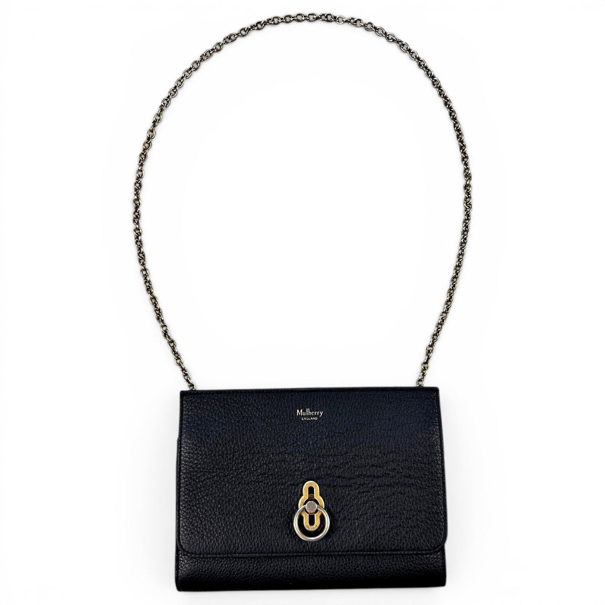 Mulberry Darley leather clutch bag