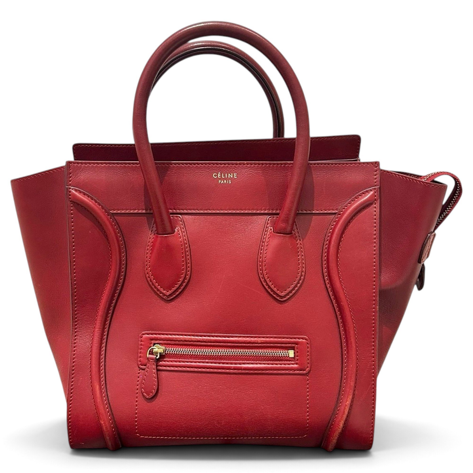 Luggage leather handbag