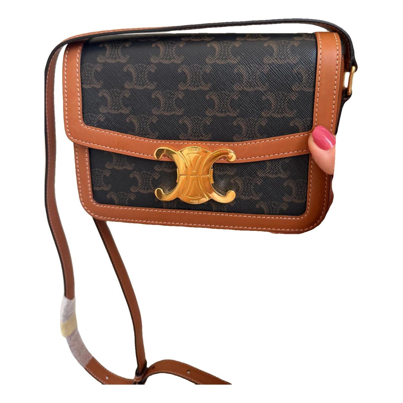Leather handbag