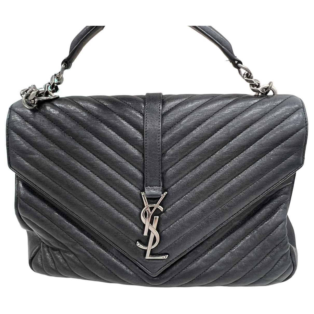 Collége monogramme leather handbag