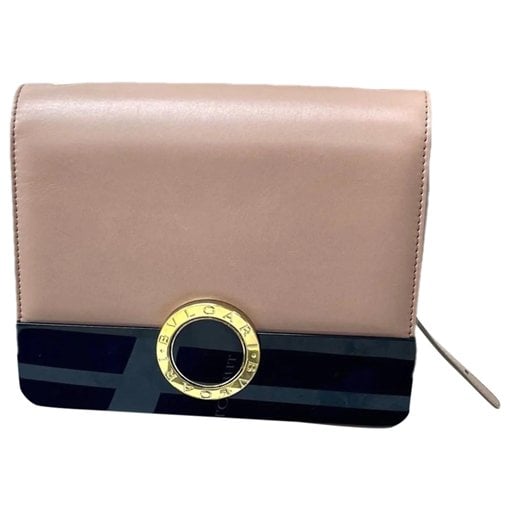 Bulgari leather crossbody bag