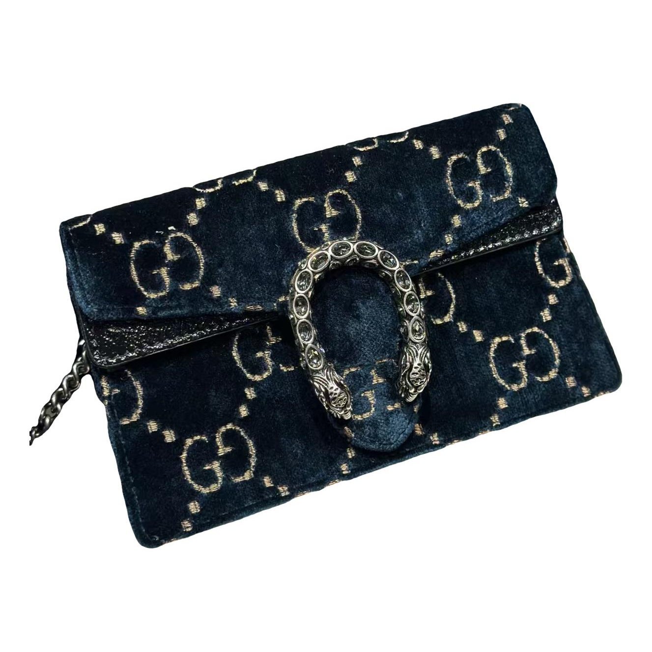 Dionysus Super Mini velvet crossbody bag