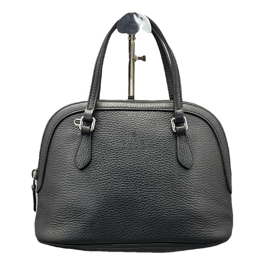 Dôme leather handbag