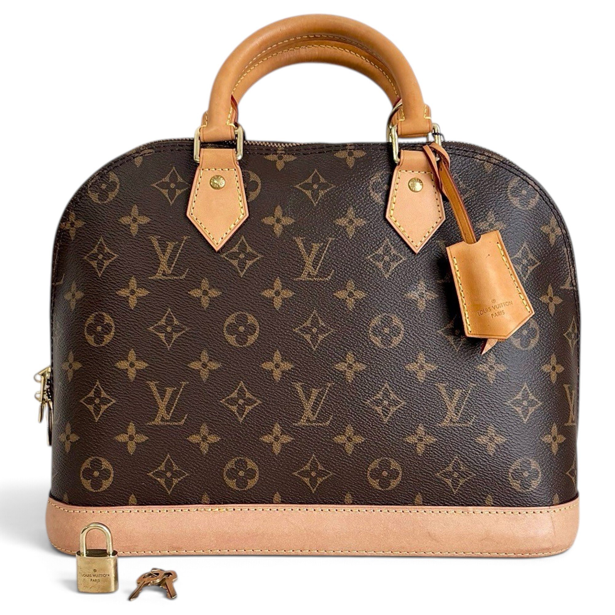 Alma leather handbag