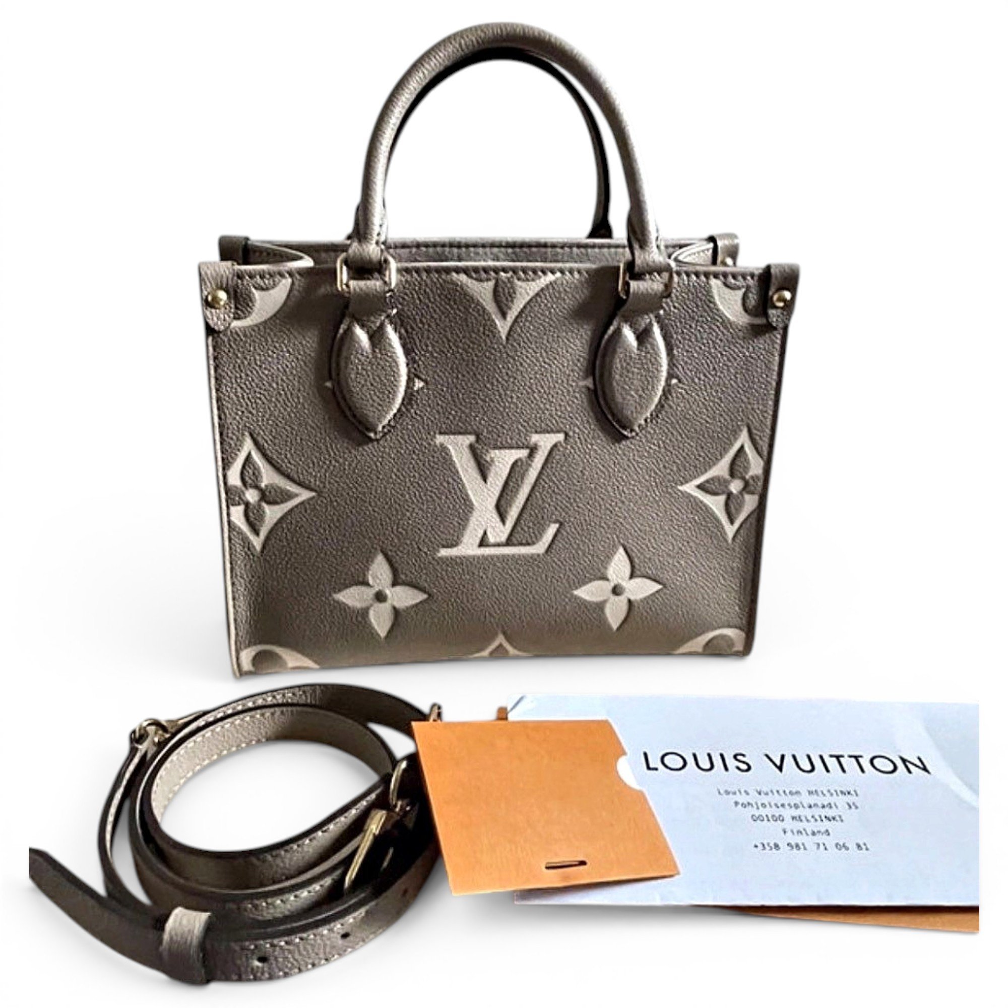 Louis Vuitton Onthego leather tote