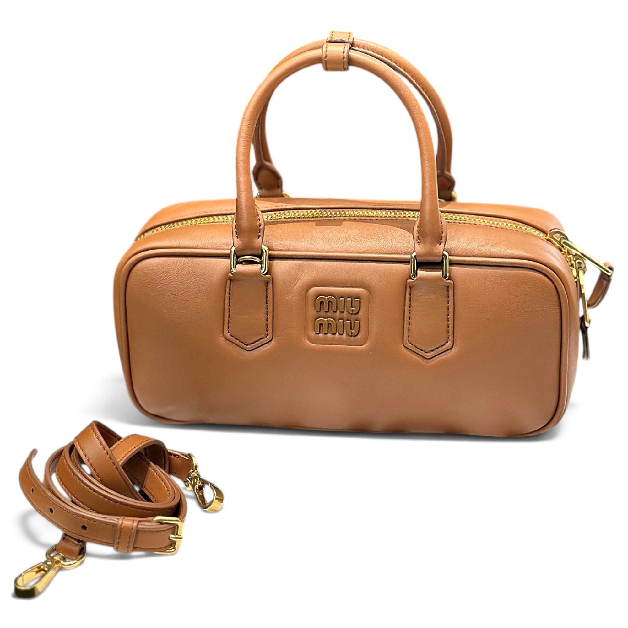 Arcadie leather handbag