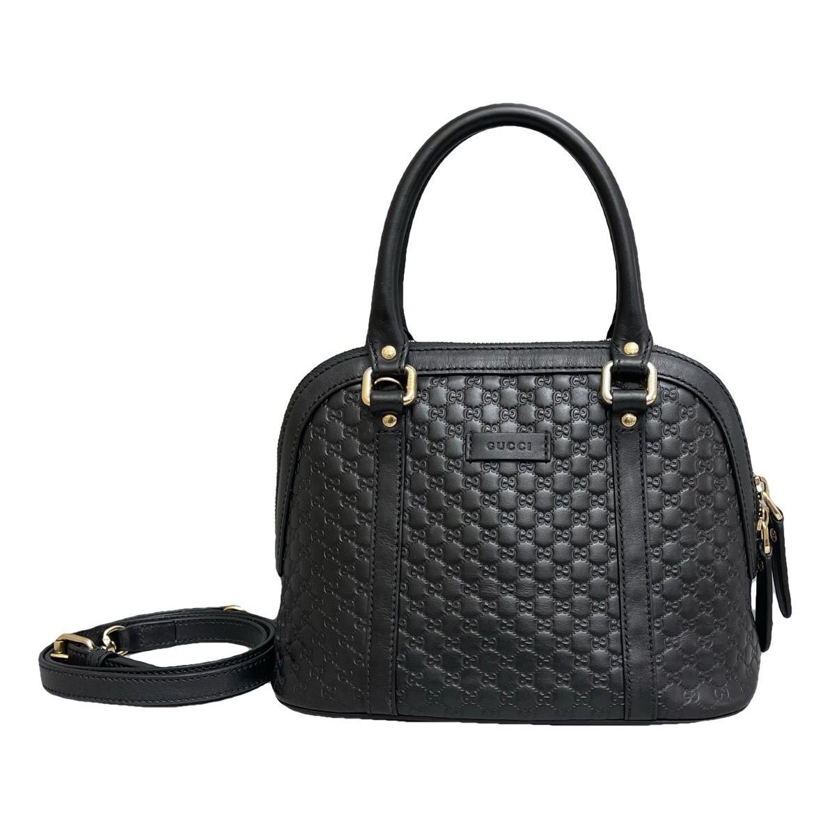Dôme leather handbag
