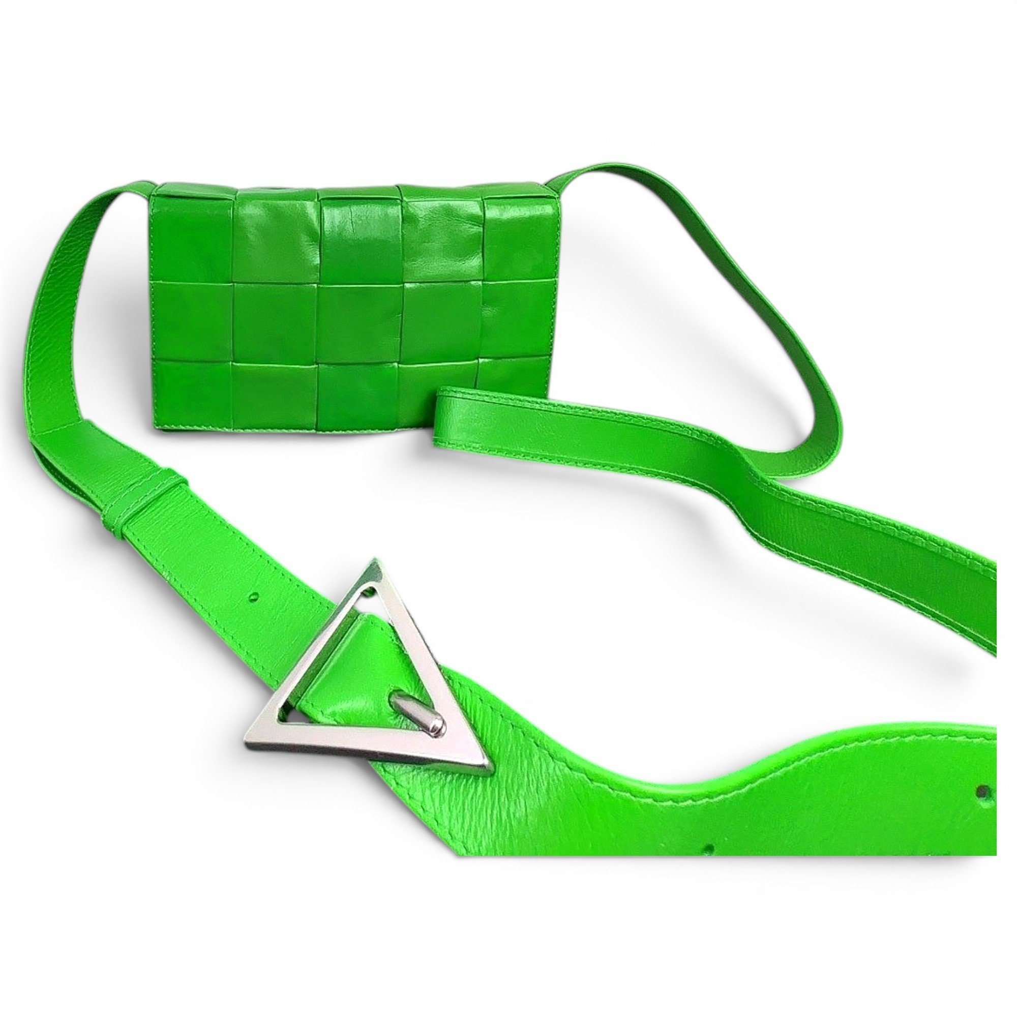 Brick Cassette leather handbag