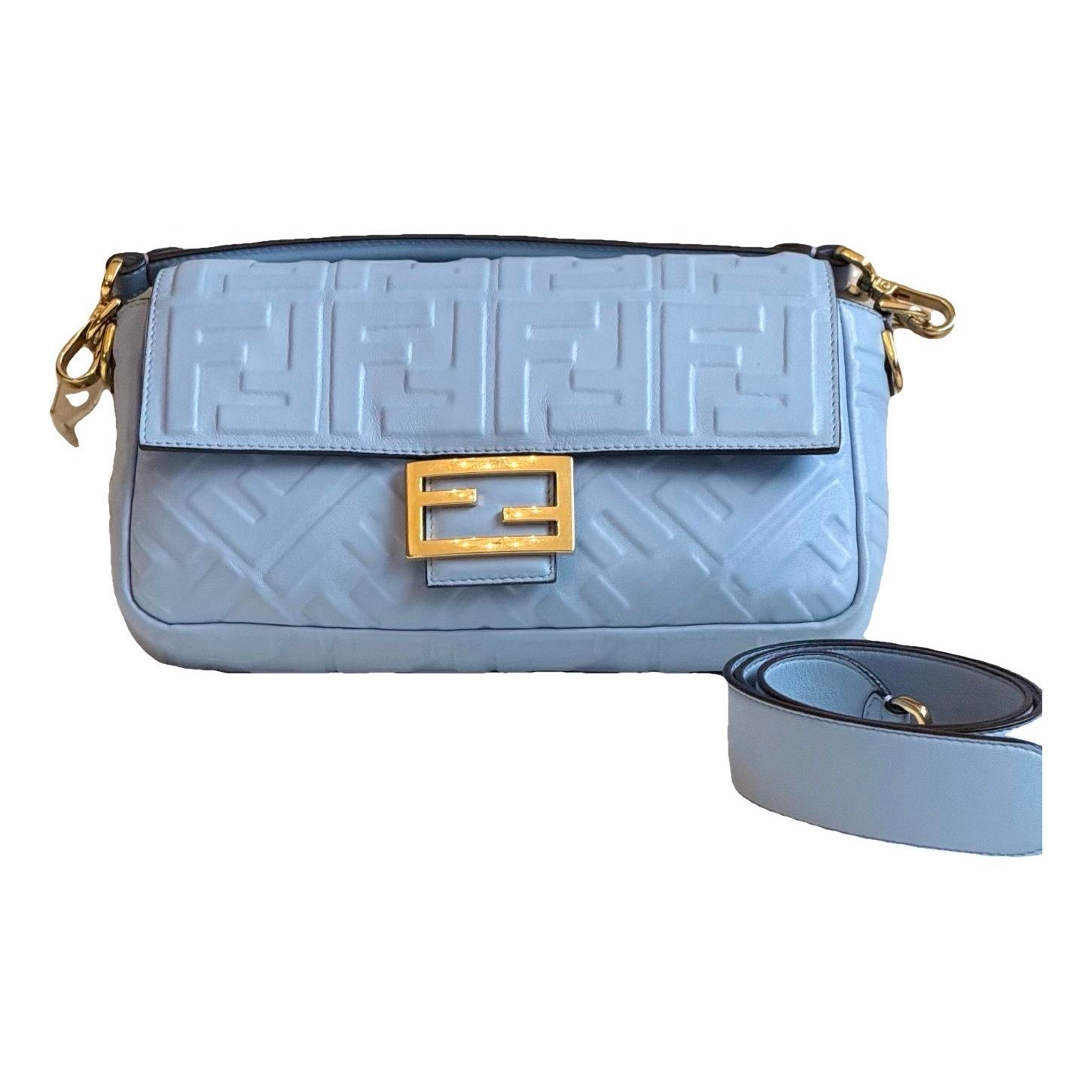 Baguette leather handbag