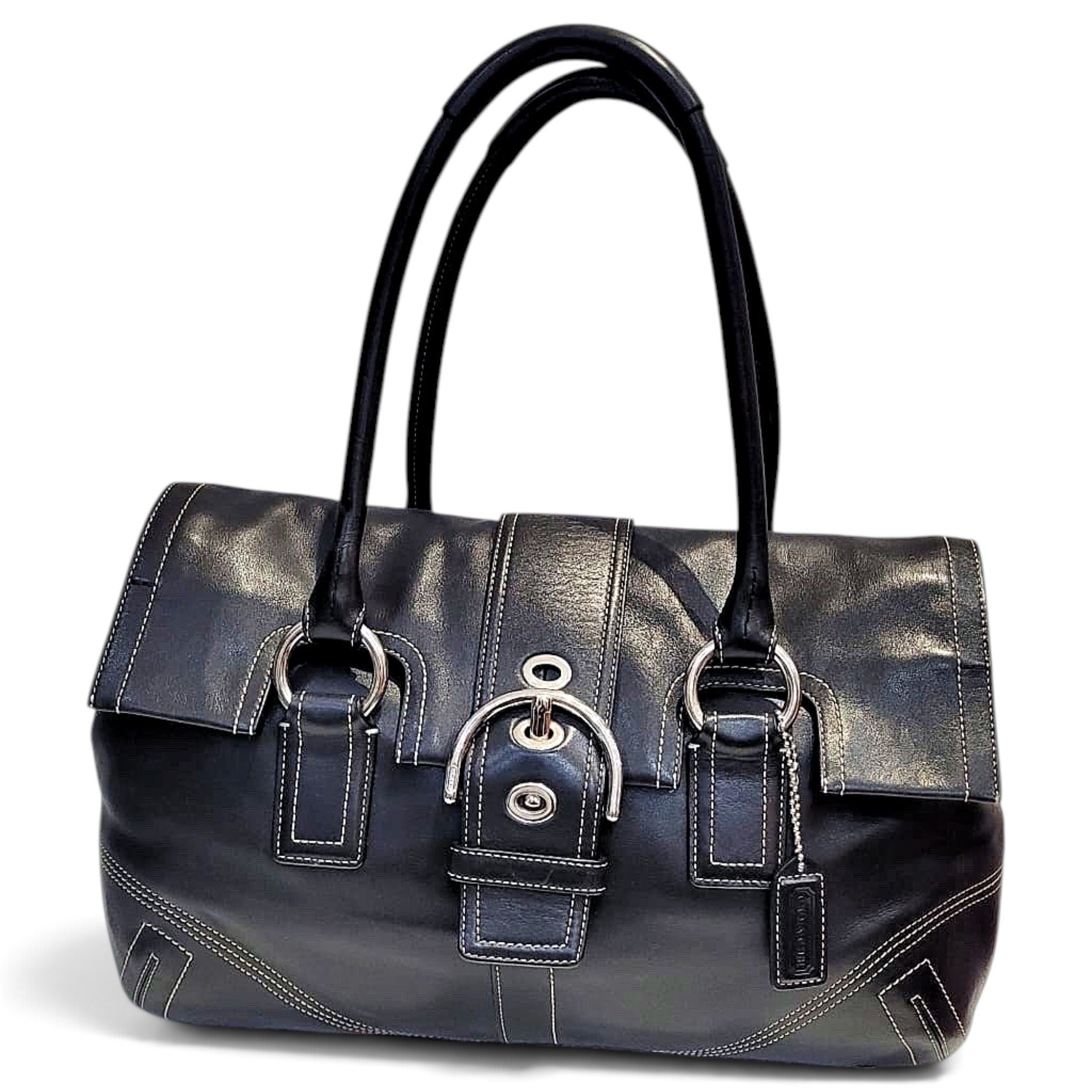 Leather handbag