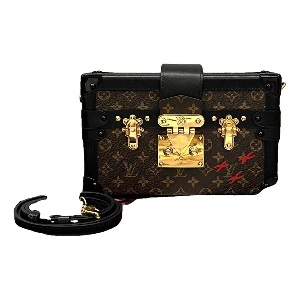 Petite Malle leather handbag