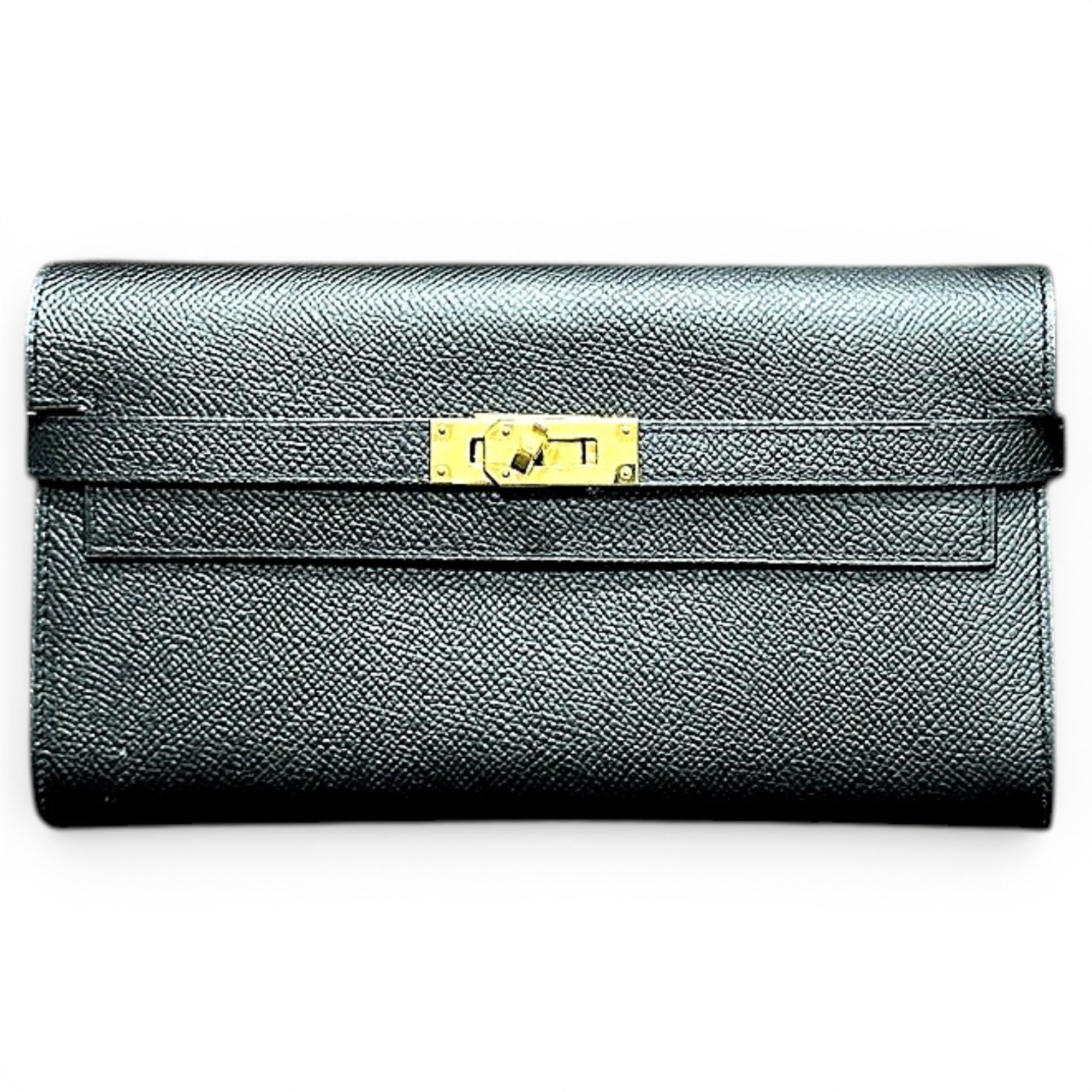 Kelly to go leather clutch bag