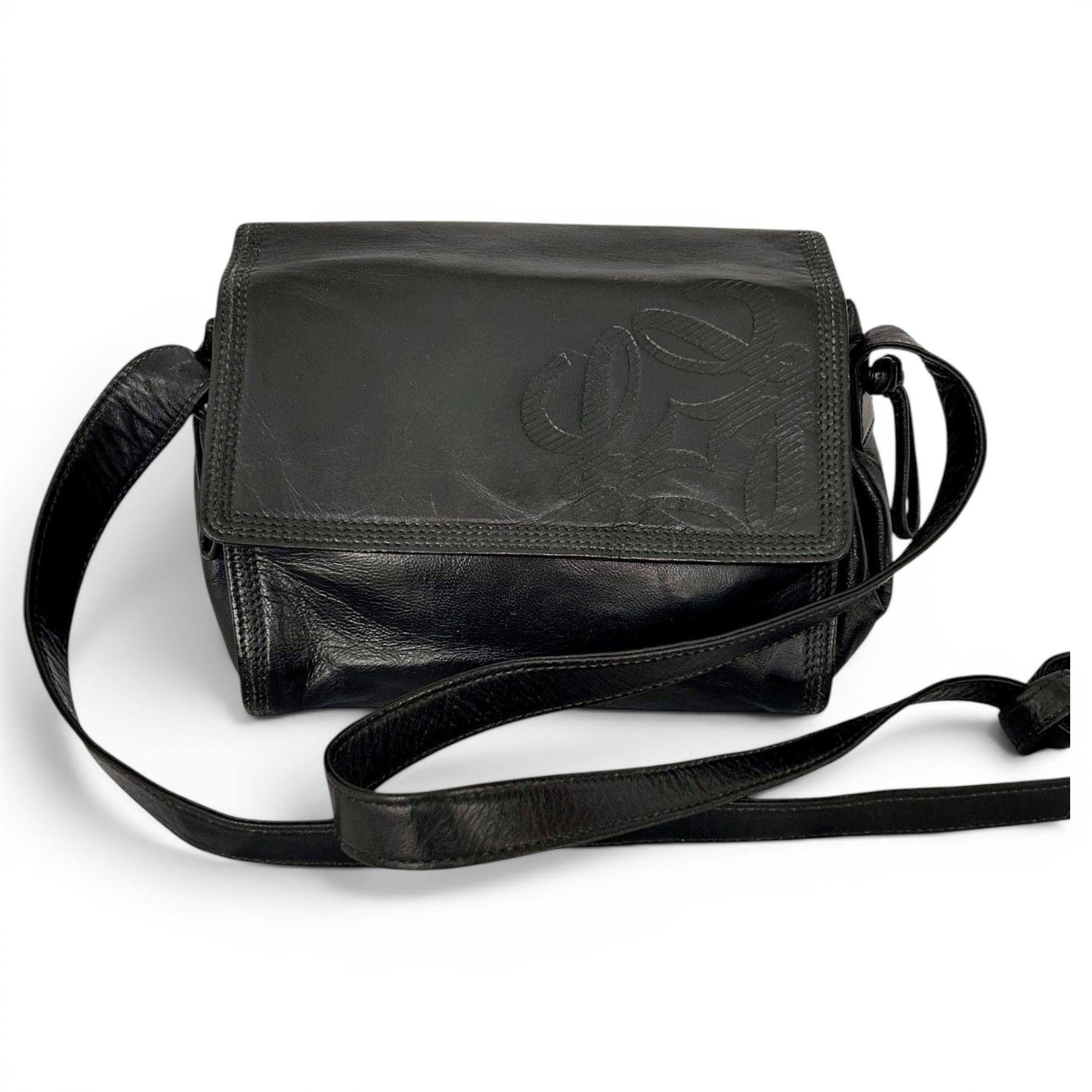 Leather crossbody bag