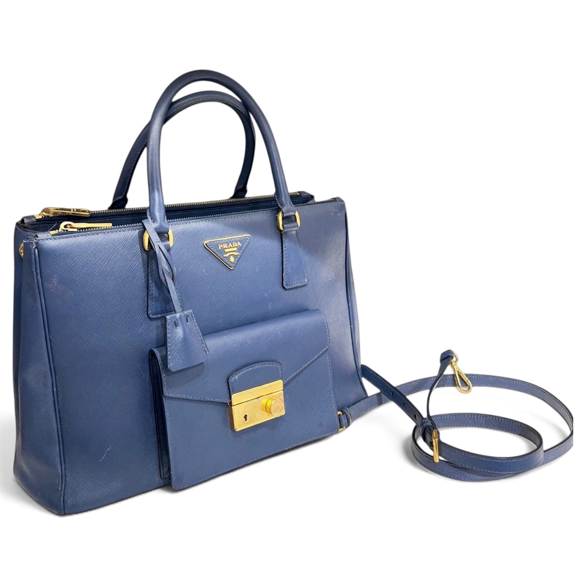 Galleria leather handbag