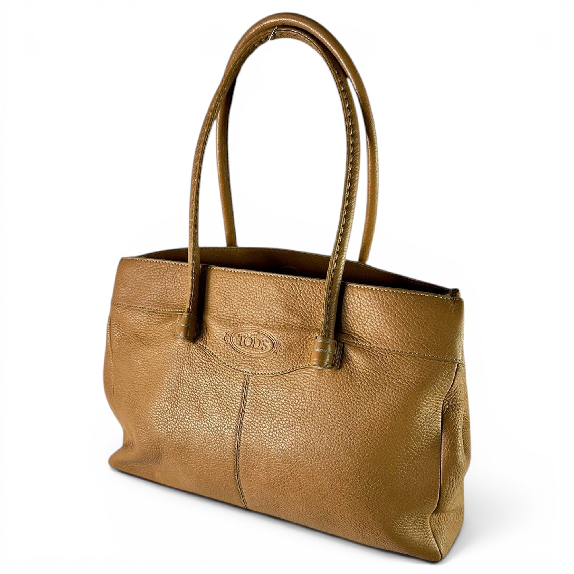 Leather tote