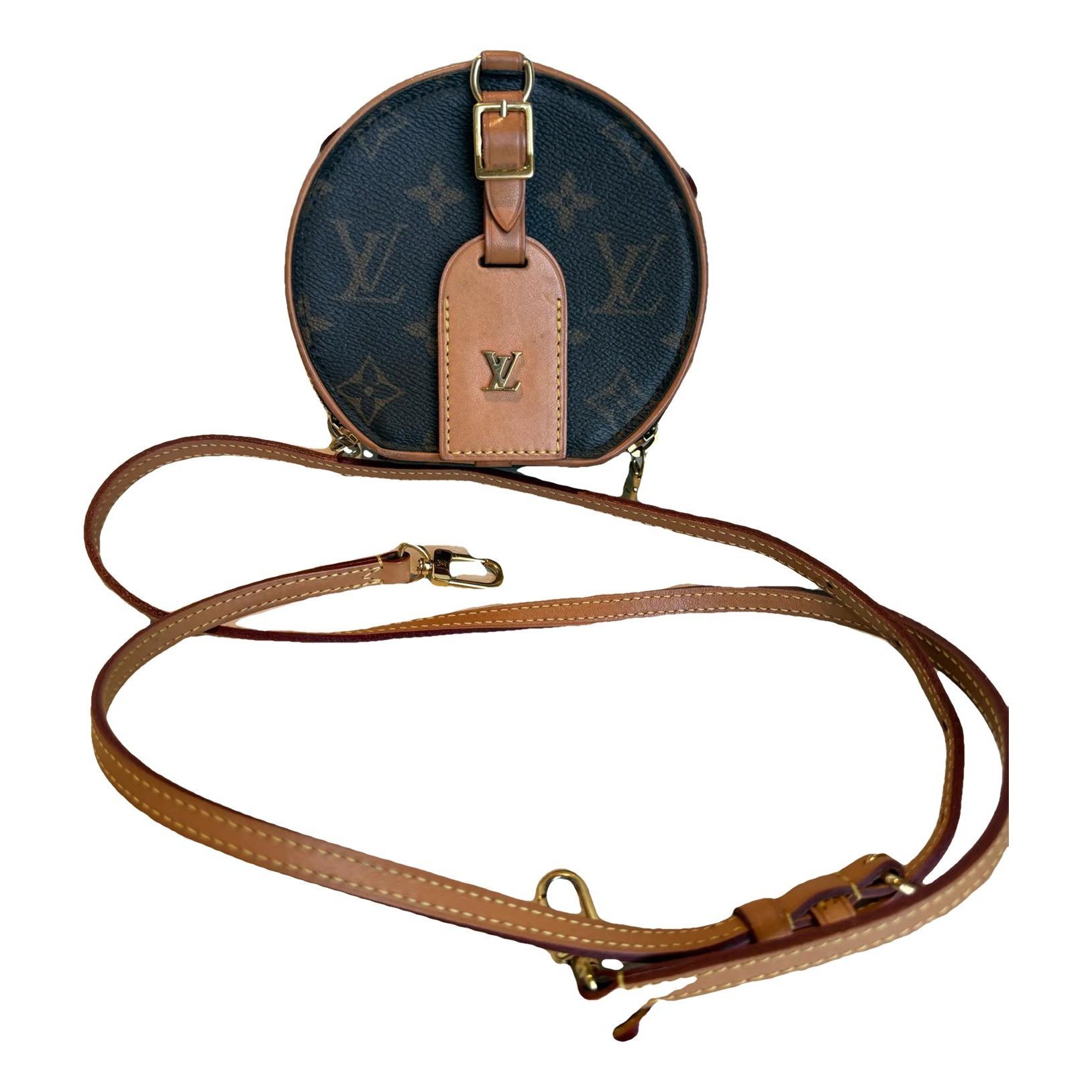 Boîte chapeau souple vinyl crossbody bag
