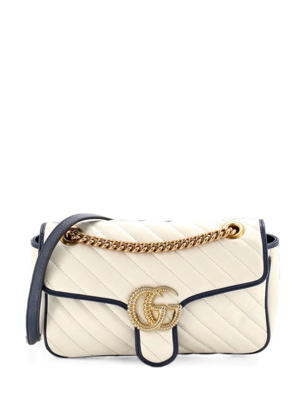 GG Marmont Flap Bag Diagonal Quilted Leather Small crossbody bag
