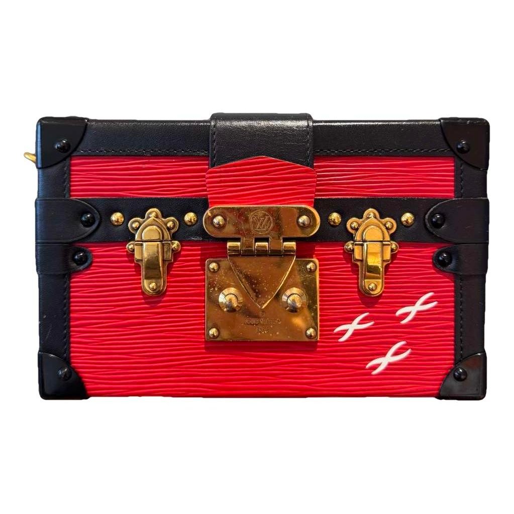 Petite Malle leather handbag