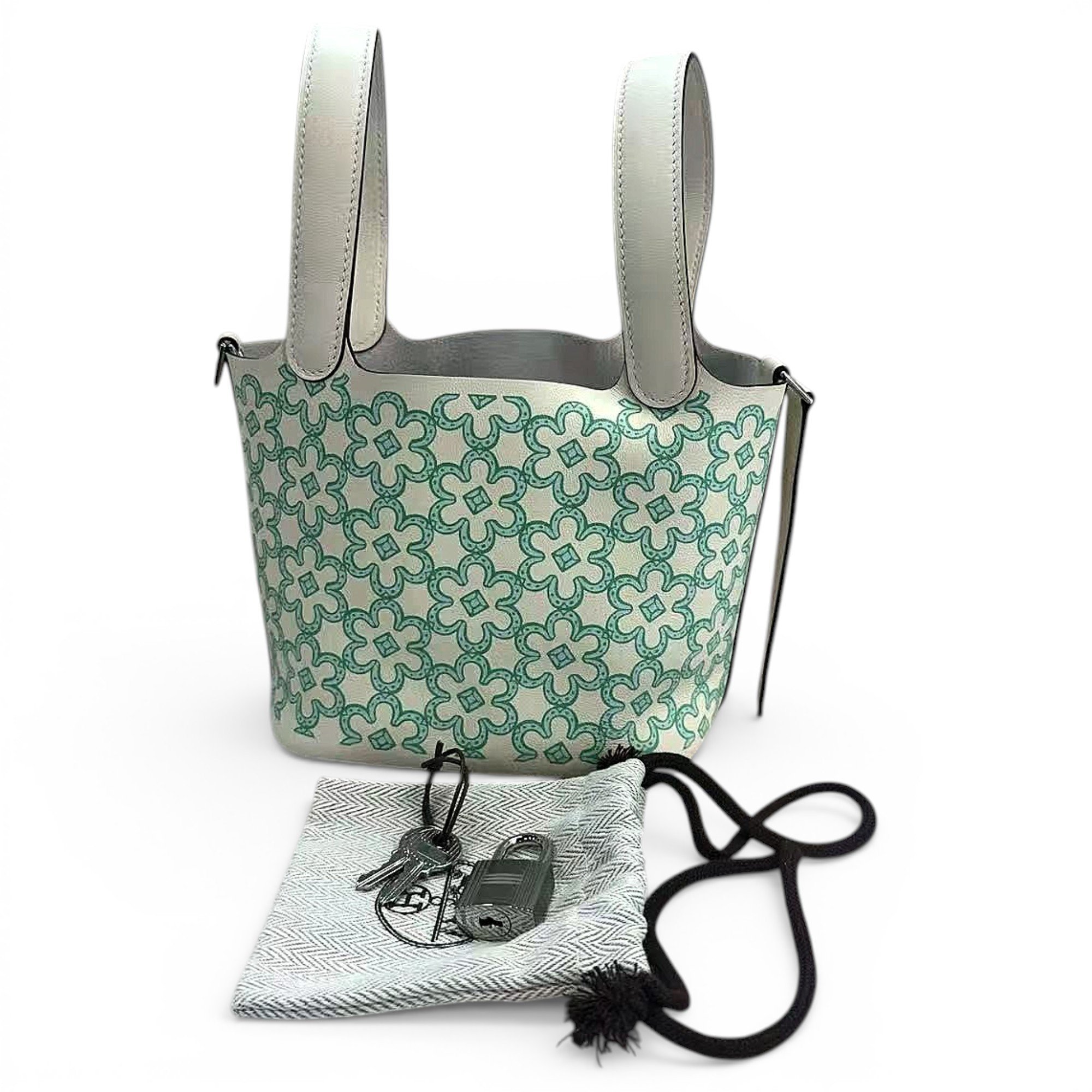 Picotin leather handbag