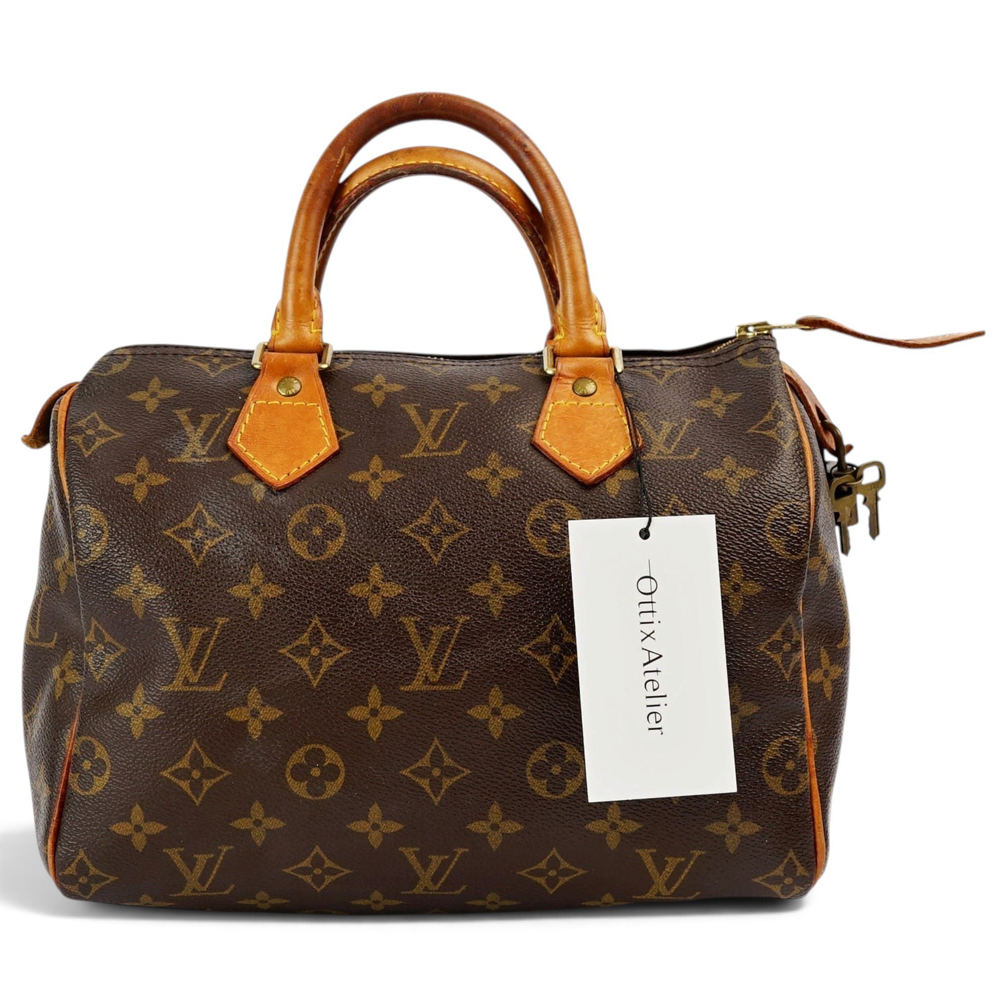 Speedy leather handbag