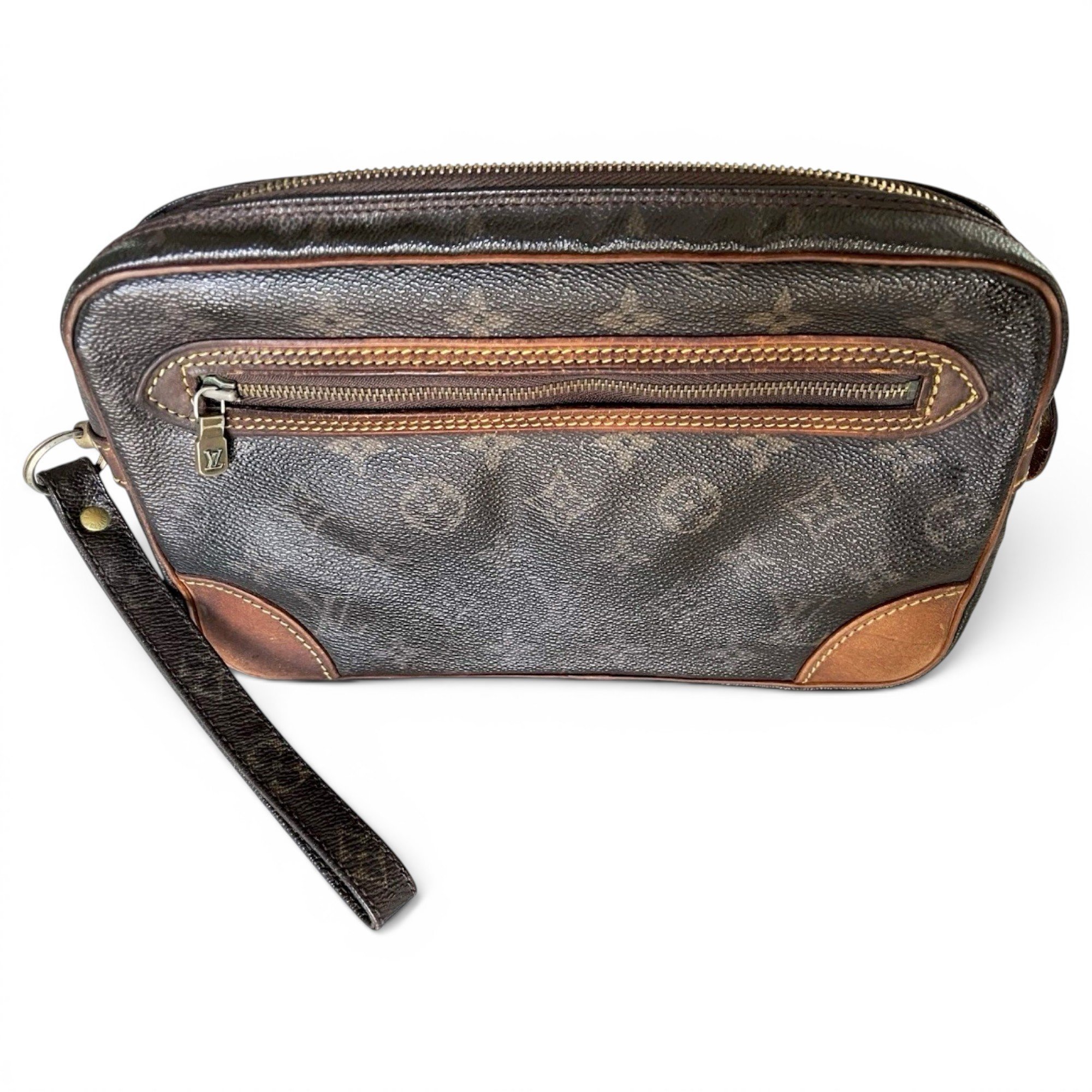 Marly Dragonne leather clutch bag