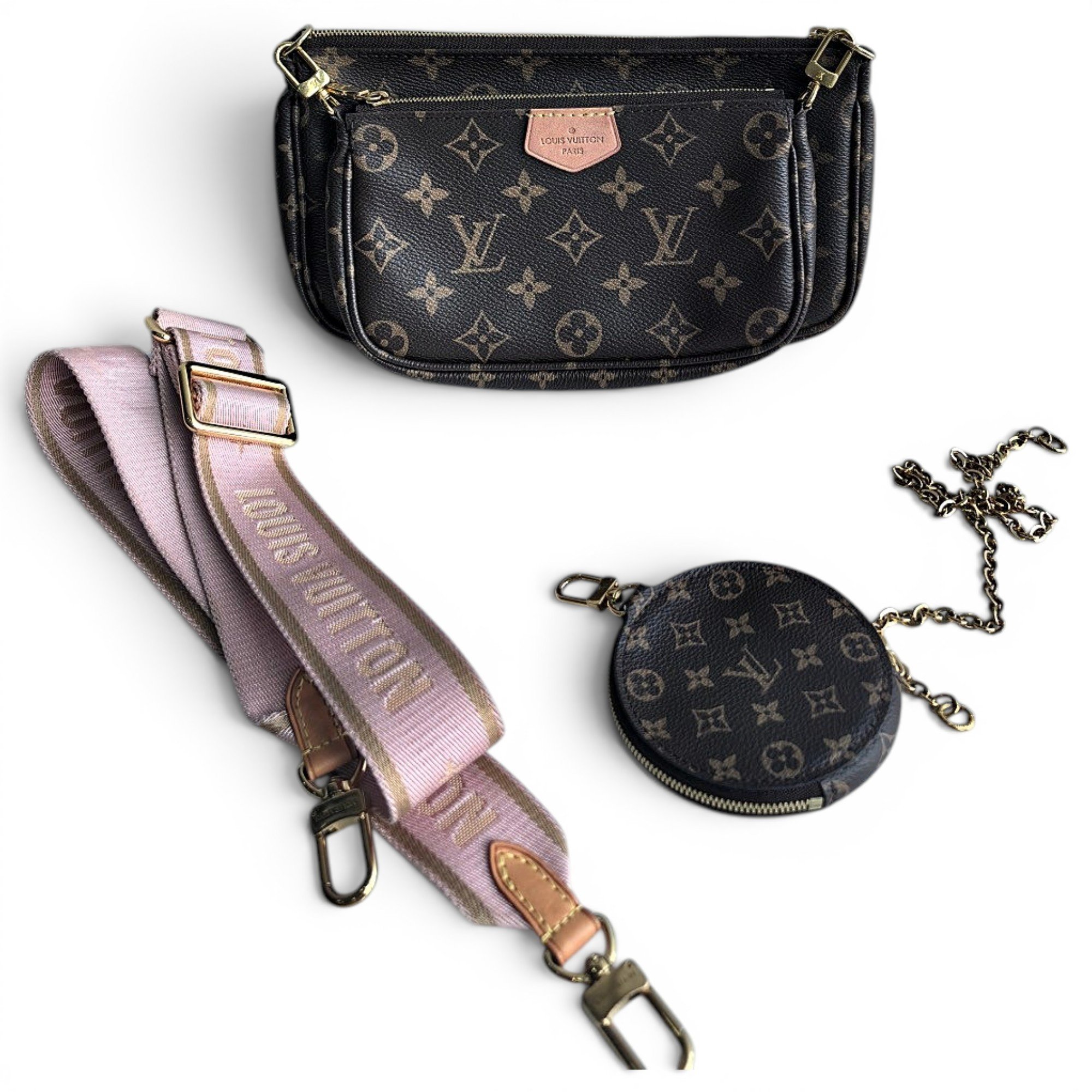 Multi Pochette Accessoires leather handbag