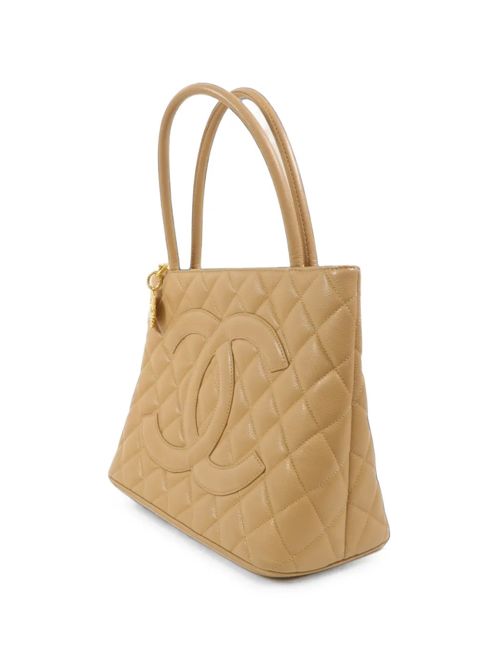 CC Medallion leather tote bag