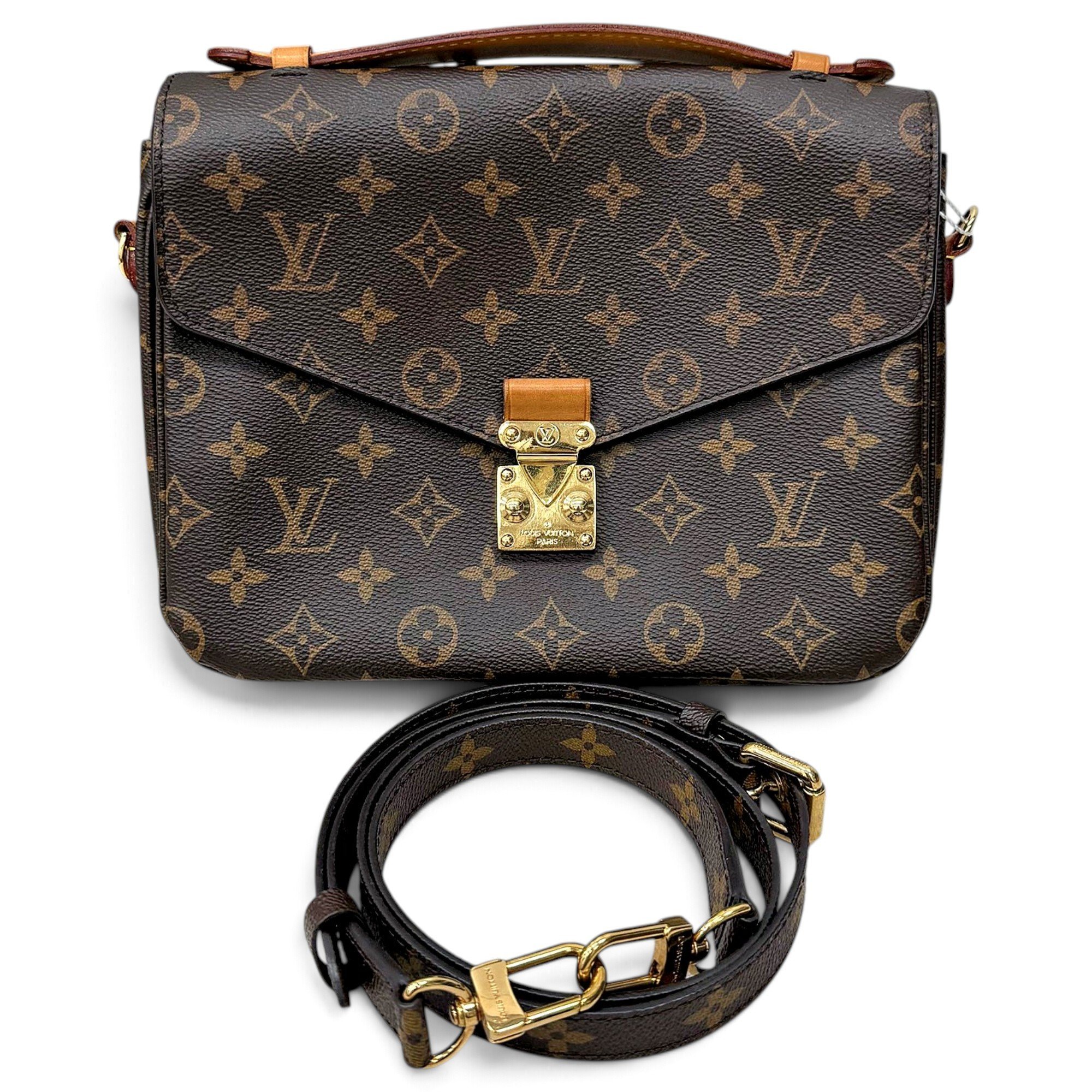 Metis leather handbag