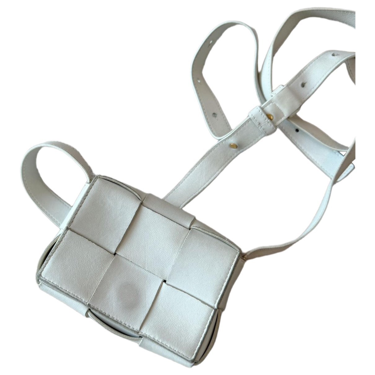 Cassette leather crossbody bag