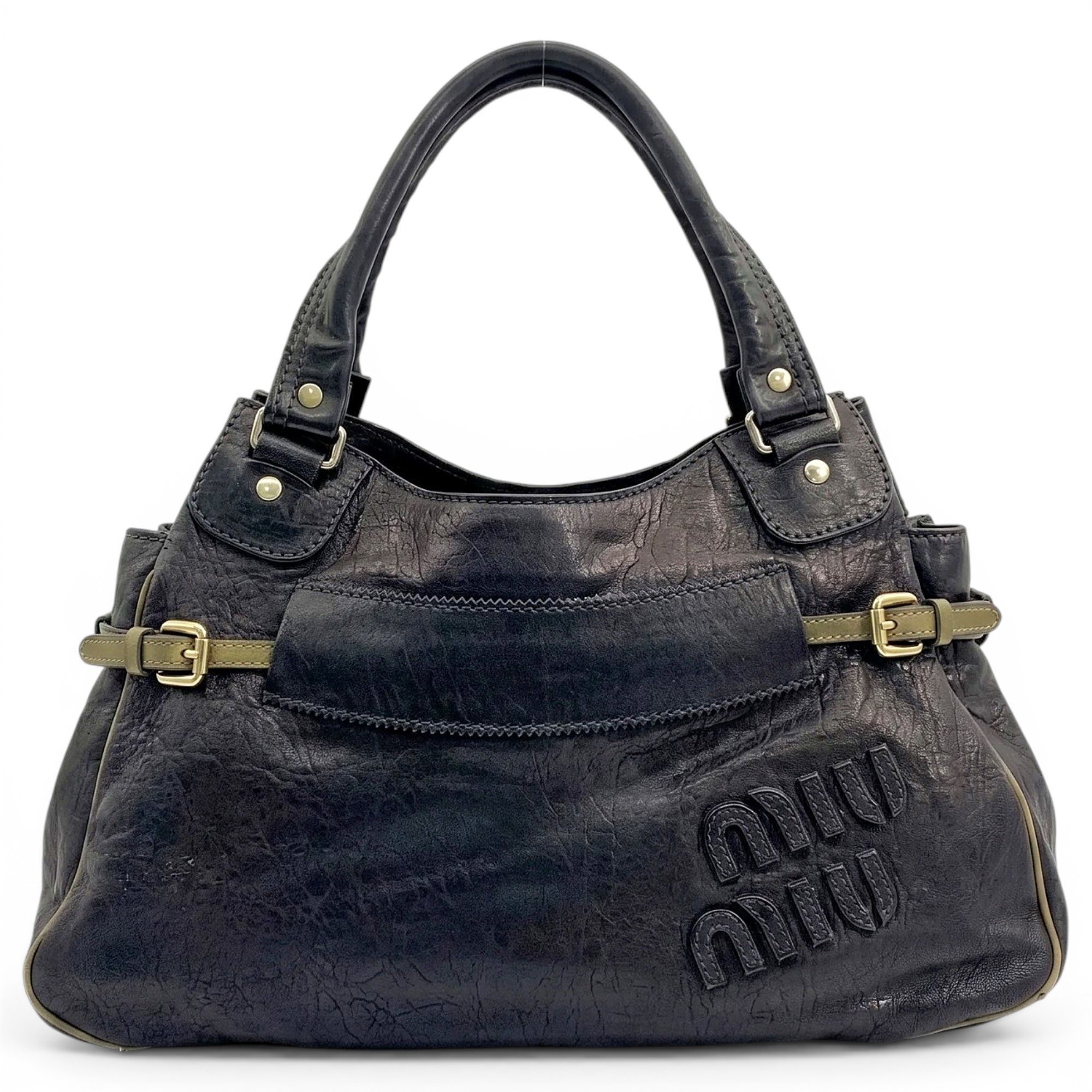 Leather handbag