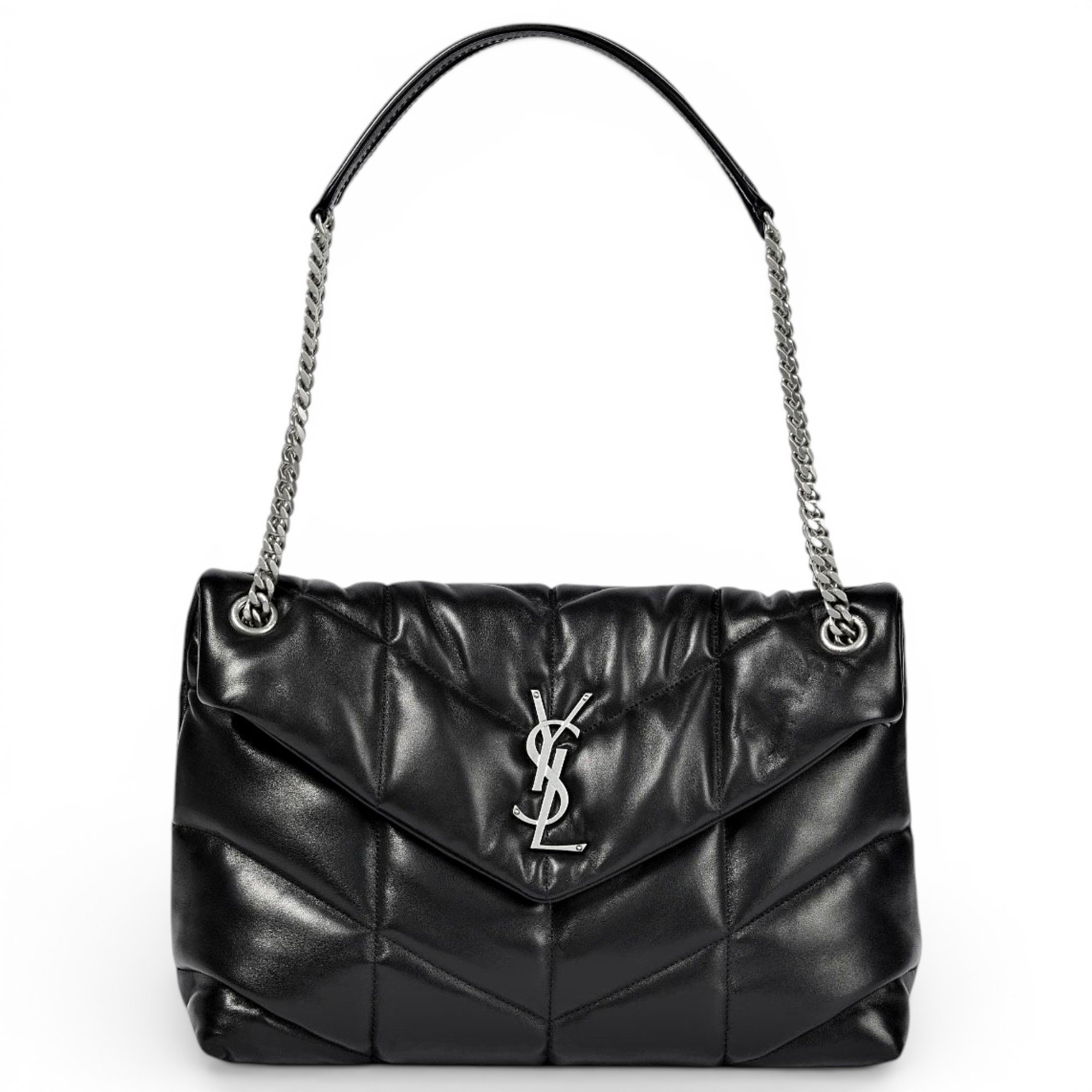 Loulou Puffer leather crossbody bag