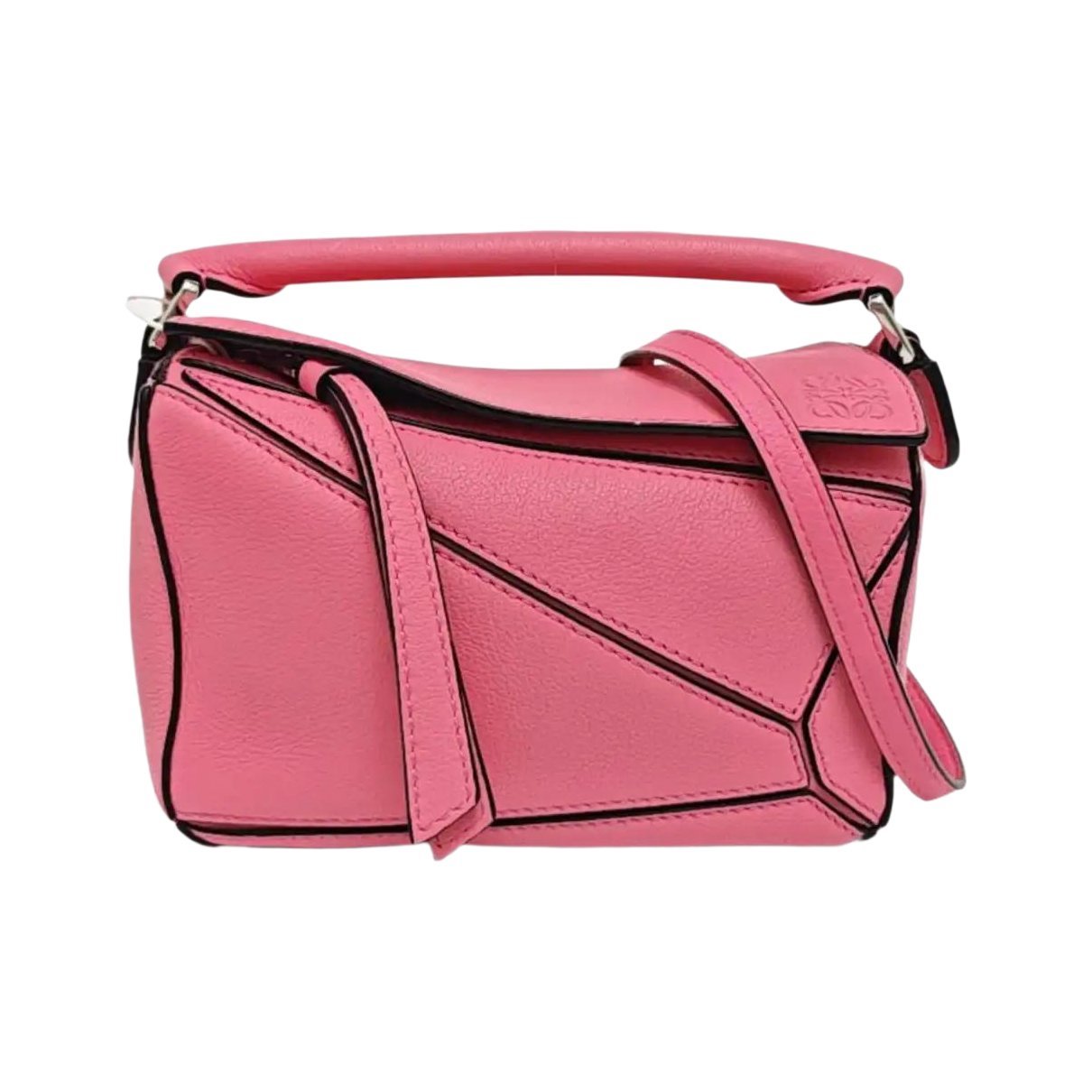 Puzzle leather mini bag