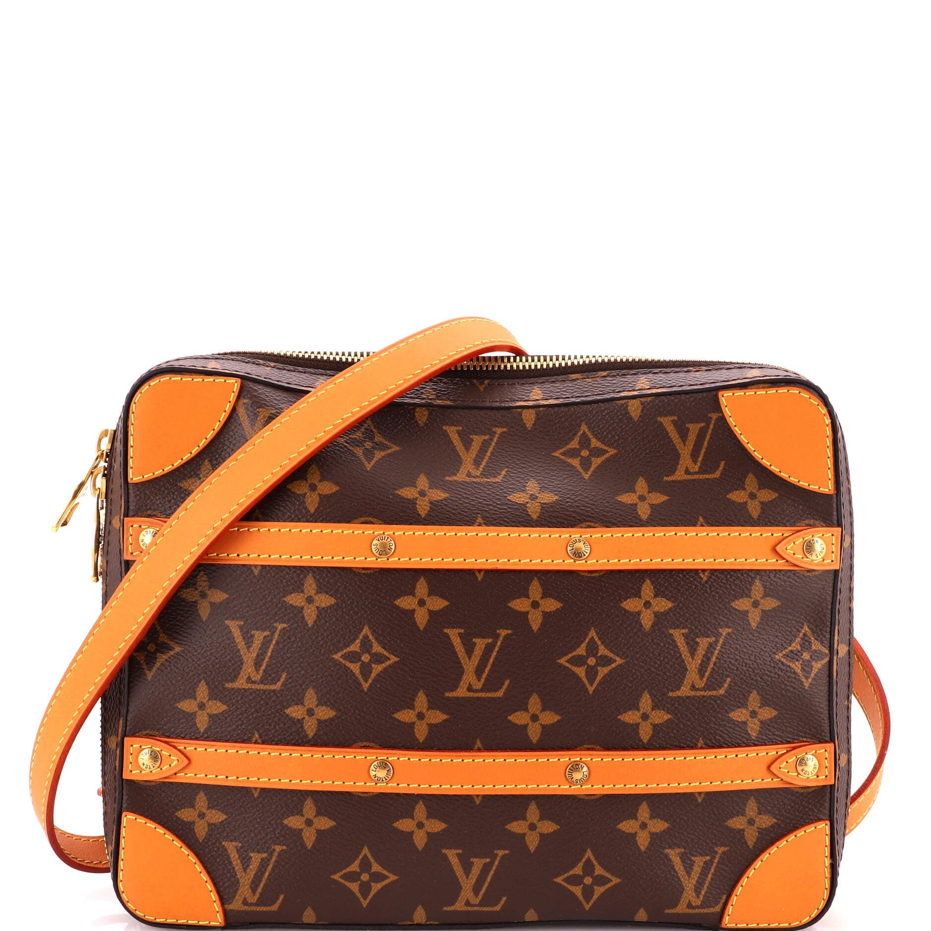 Soft Trunk Messenger Bag Monogram Canvas PM