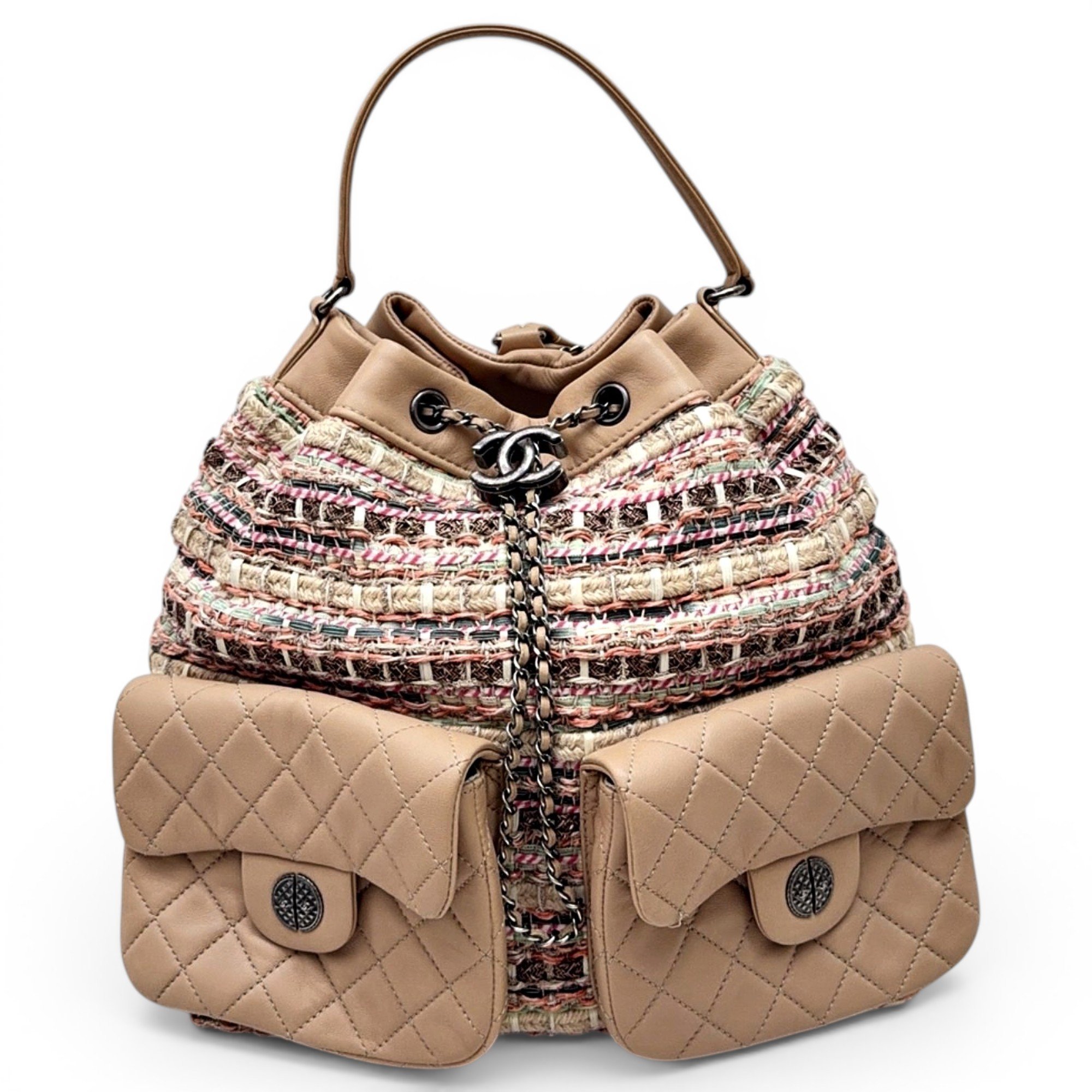 Gabrielle tweed backpack