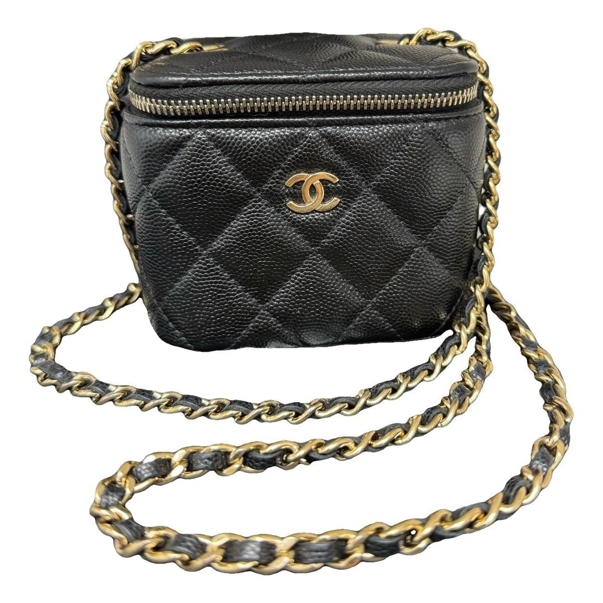 Trendy CC Vanity leather handbag