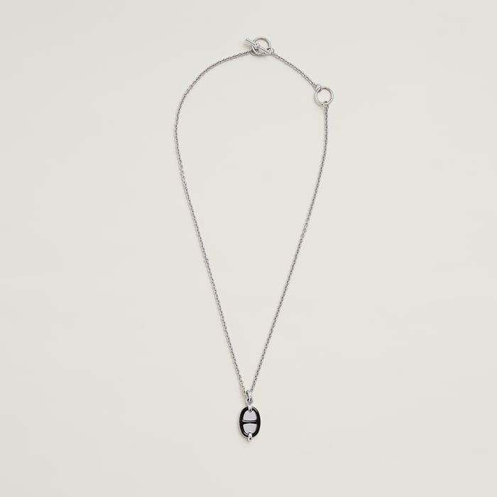 Noir Mini Maillon Pendant, Small Model