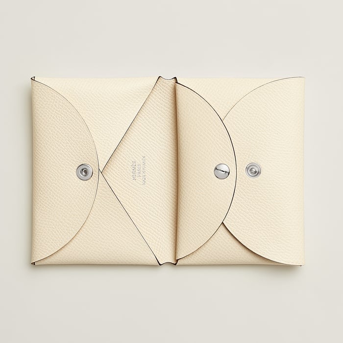 奶油色 Calvi Duo短卡夾