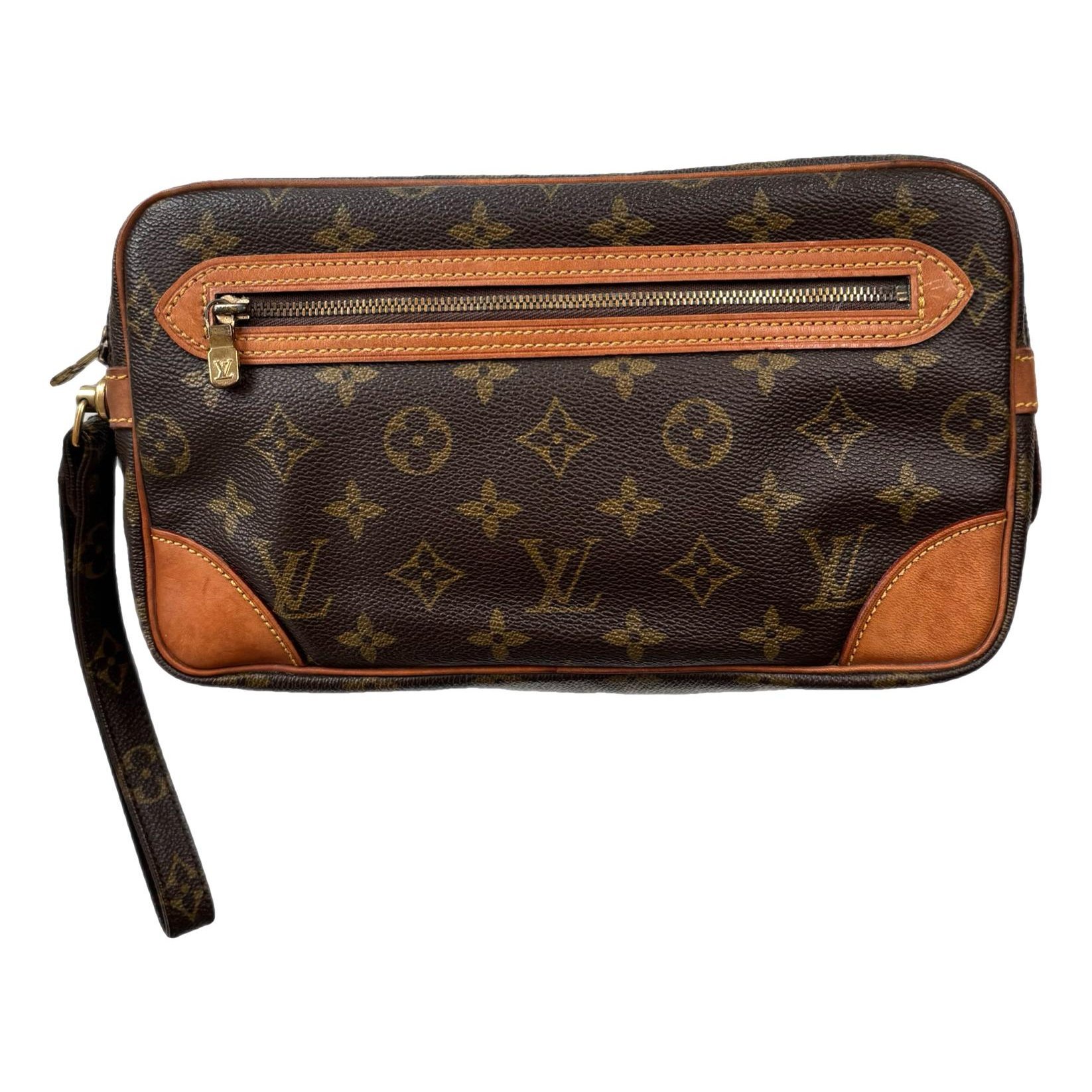 Marly Dragonne leather clutch bag