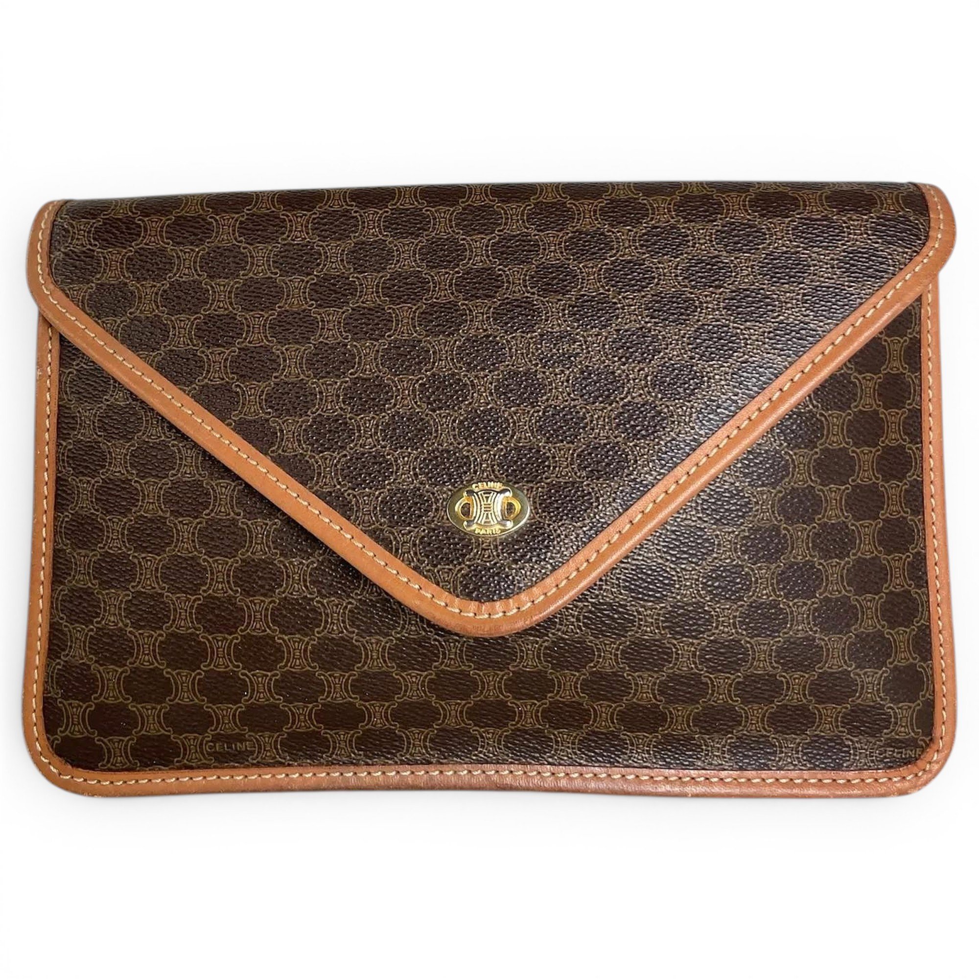 Triomphe leather mini bag