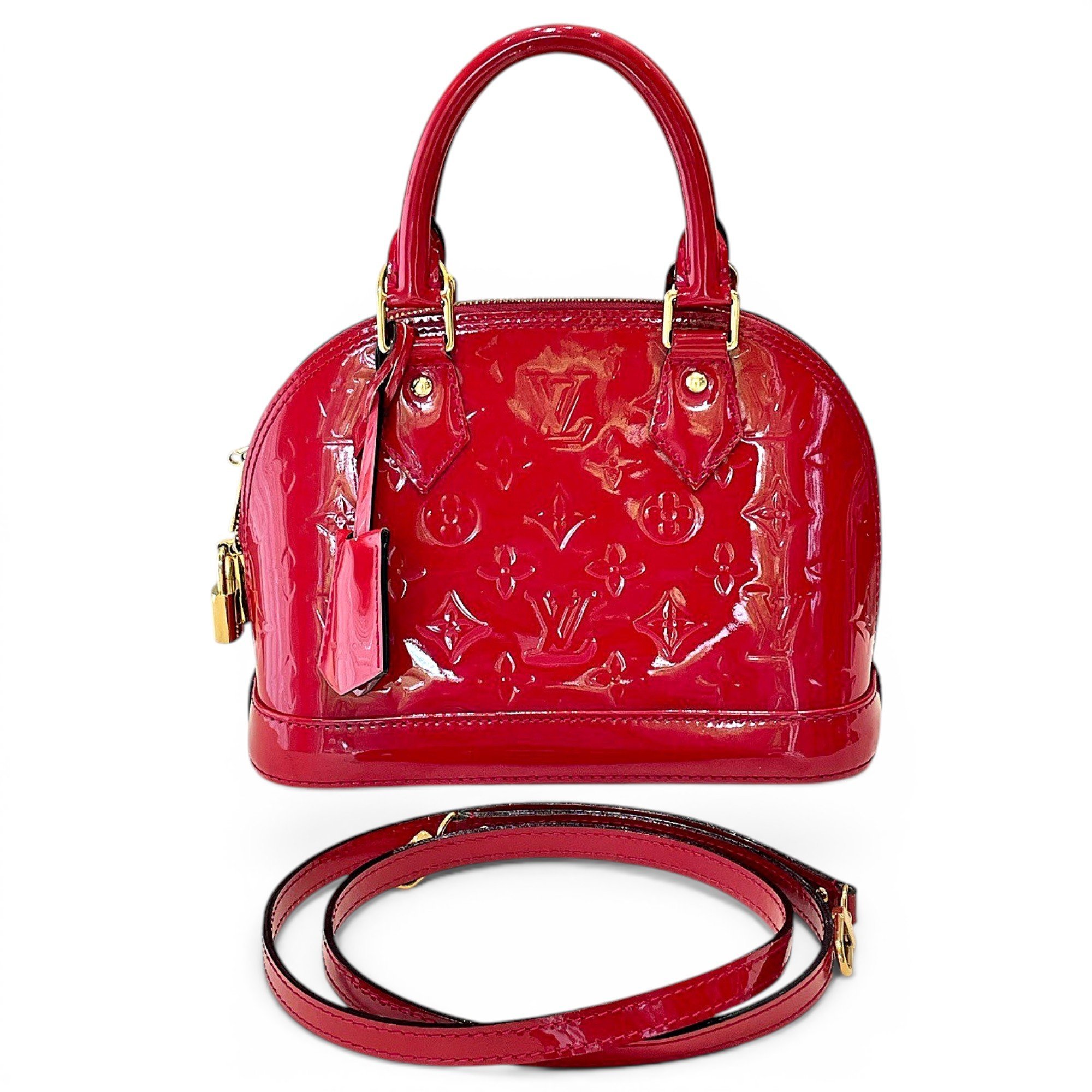 Alma BB patent leather handbag