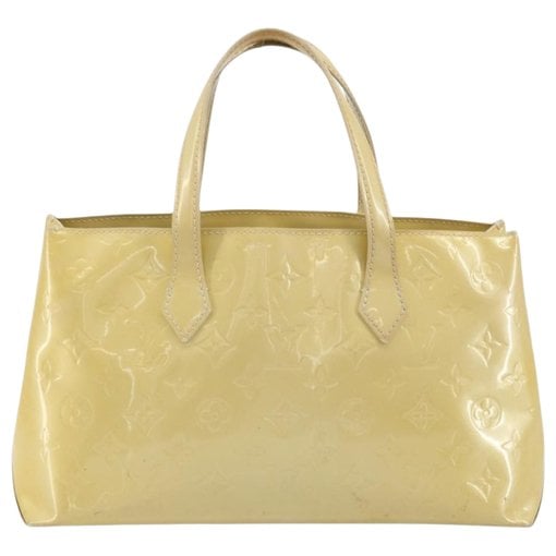 Reade patent leather handbag