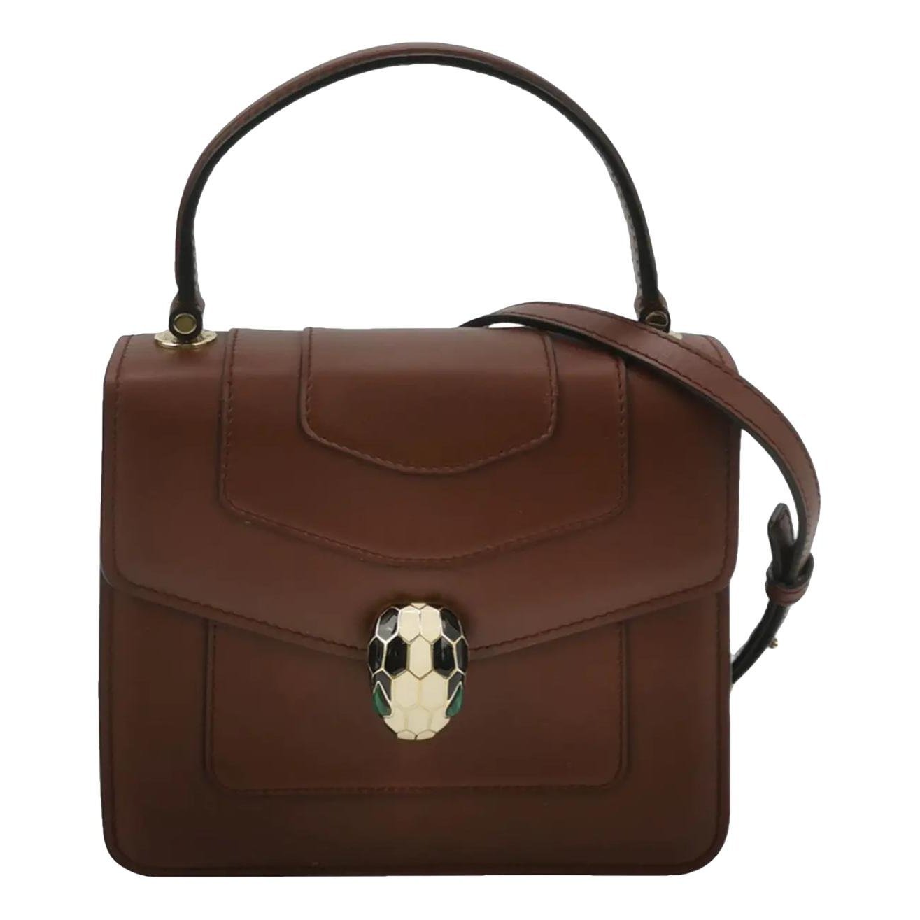 Bvlgari Serpenti leather crossbody bag