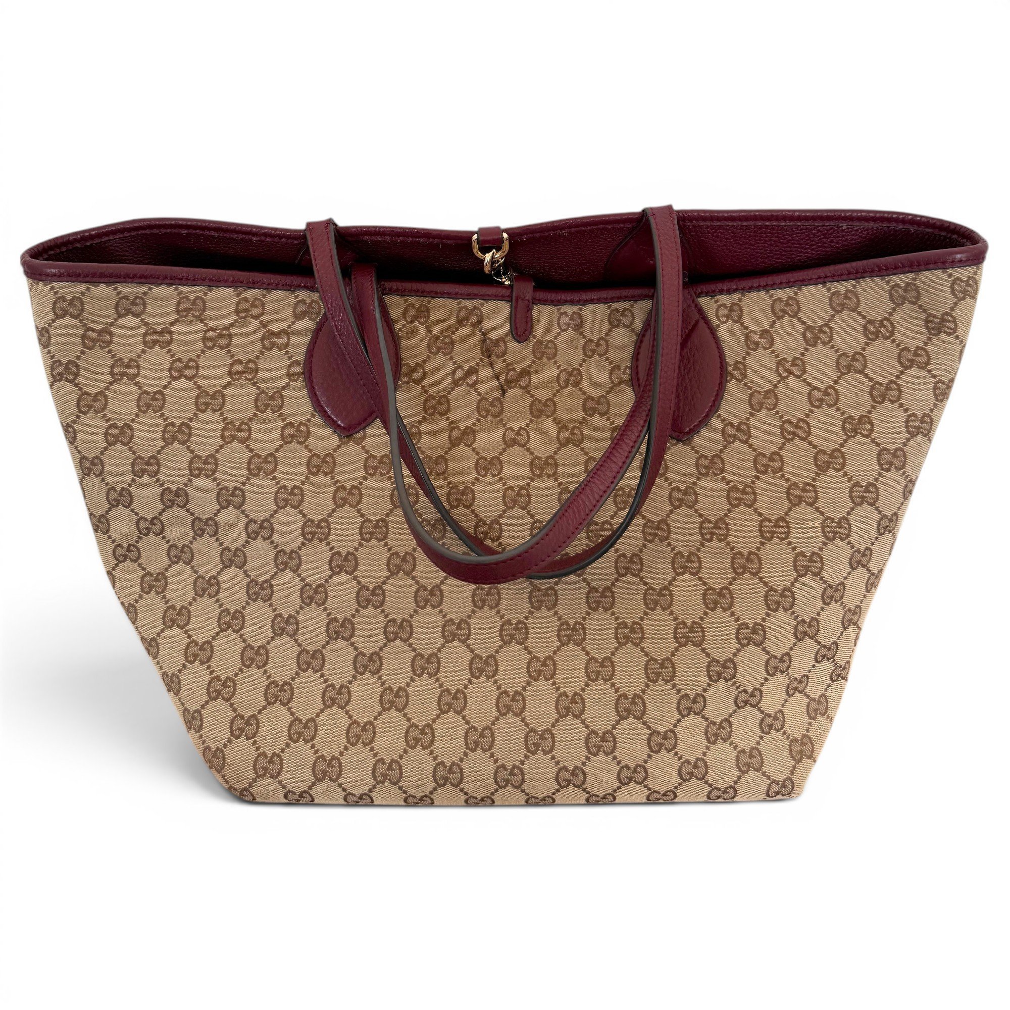 Leather tote
