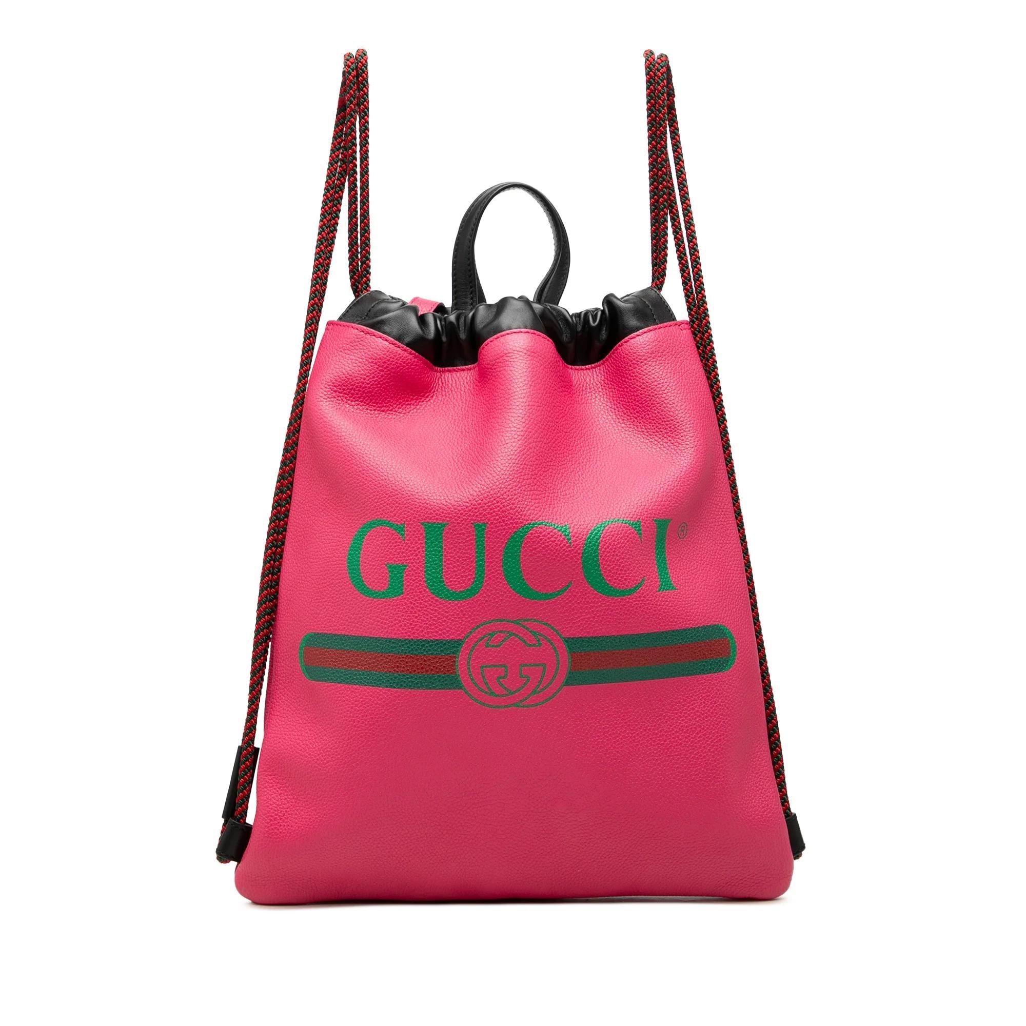 Leather backpack
